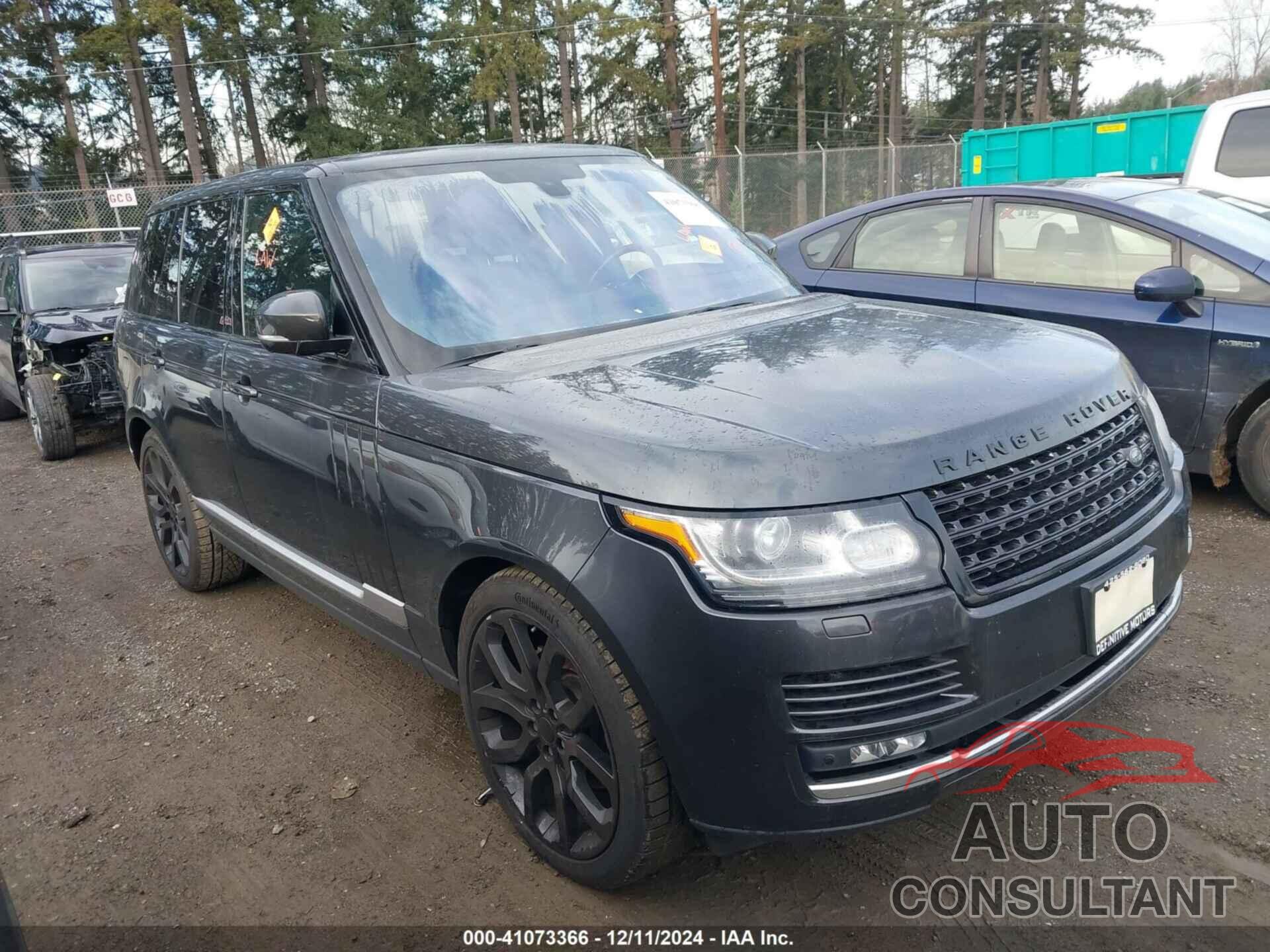 LAND ROVER RANGE ROVER 2016 - SALGS2KF2GA245725