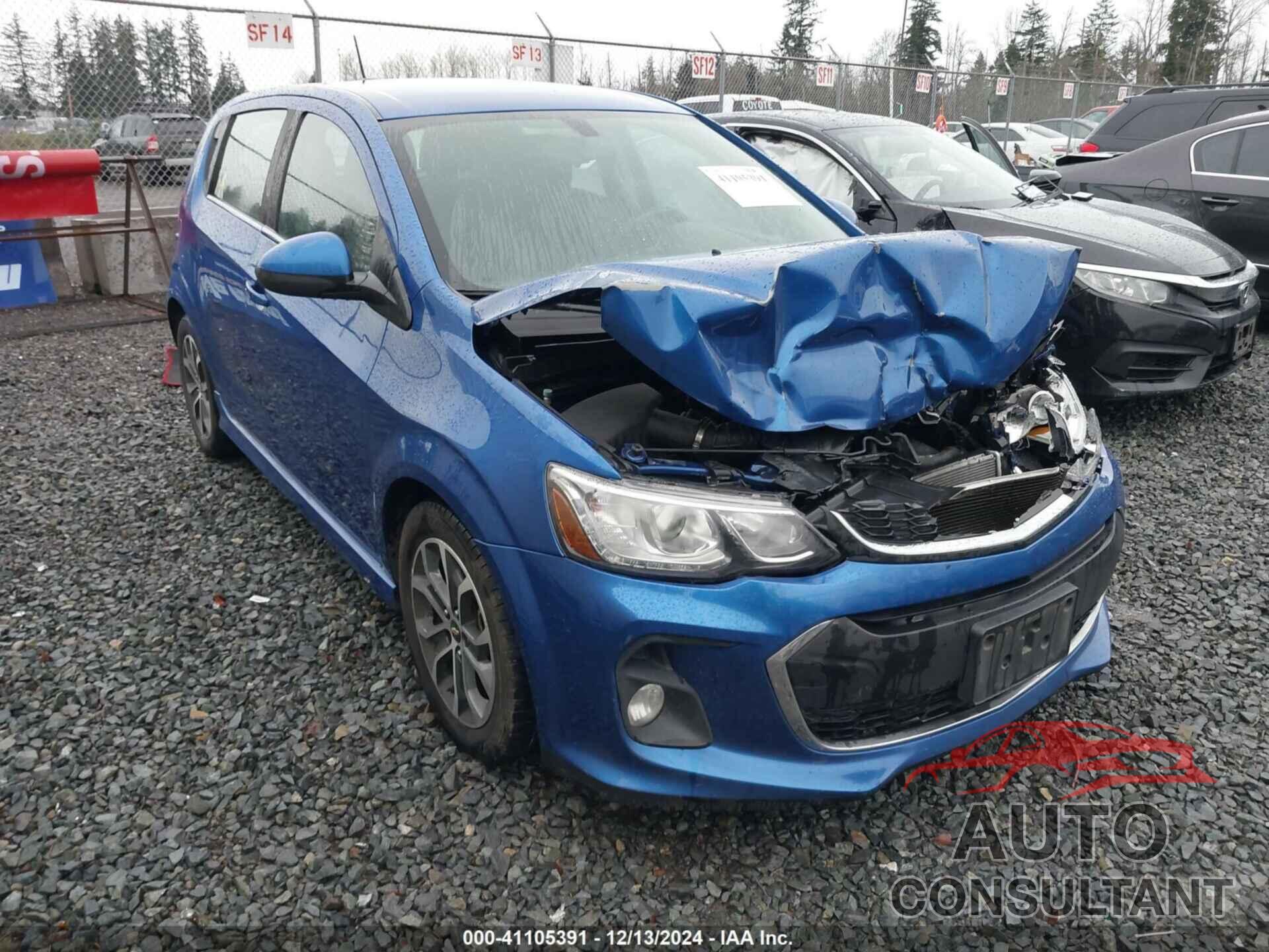 CHEVROLET SONIC 2017 - 1G1JD6SB7H4120417