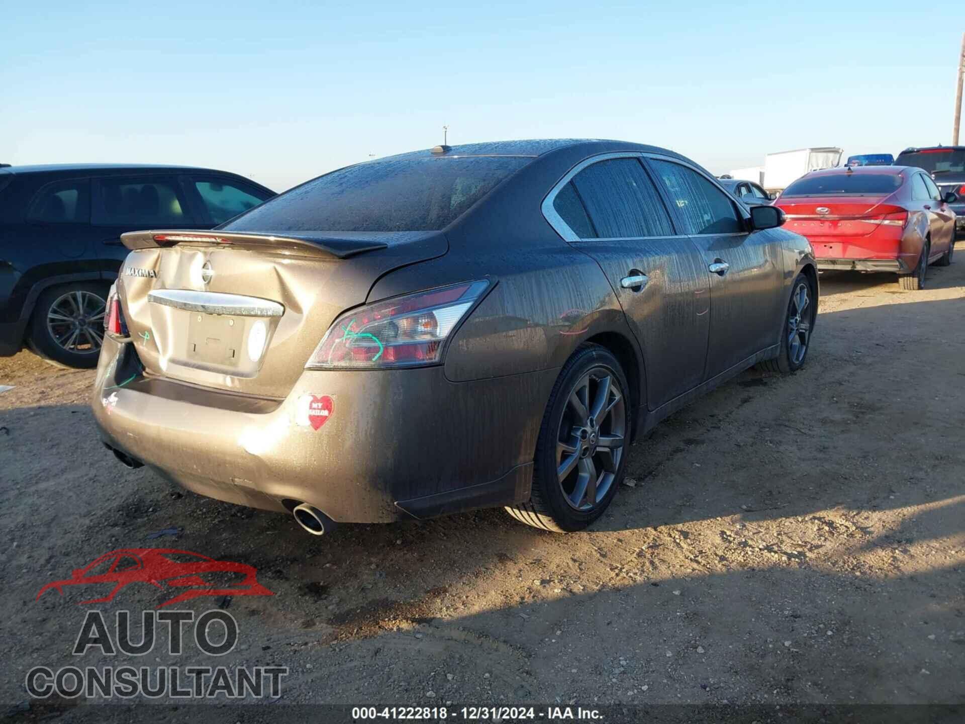 NISSAN MAXIMA 2014 - 1N4AA5AP1EC440766