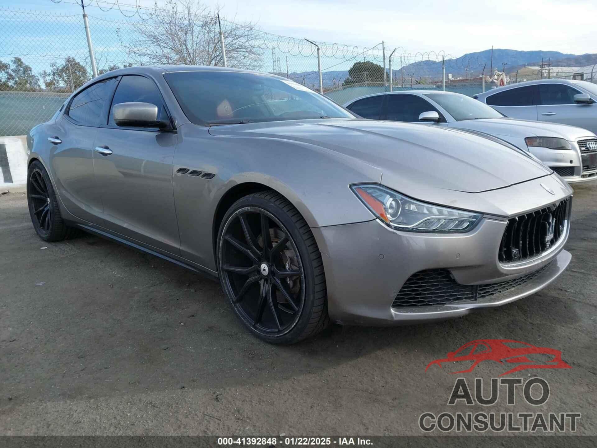 MASERATI GHIBLI 2015 - ZAM57RTA8F1144095