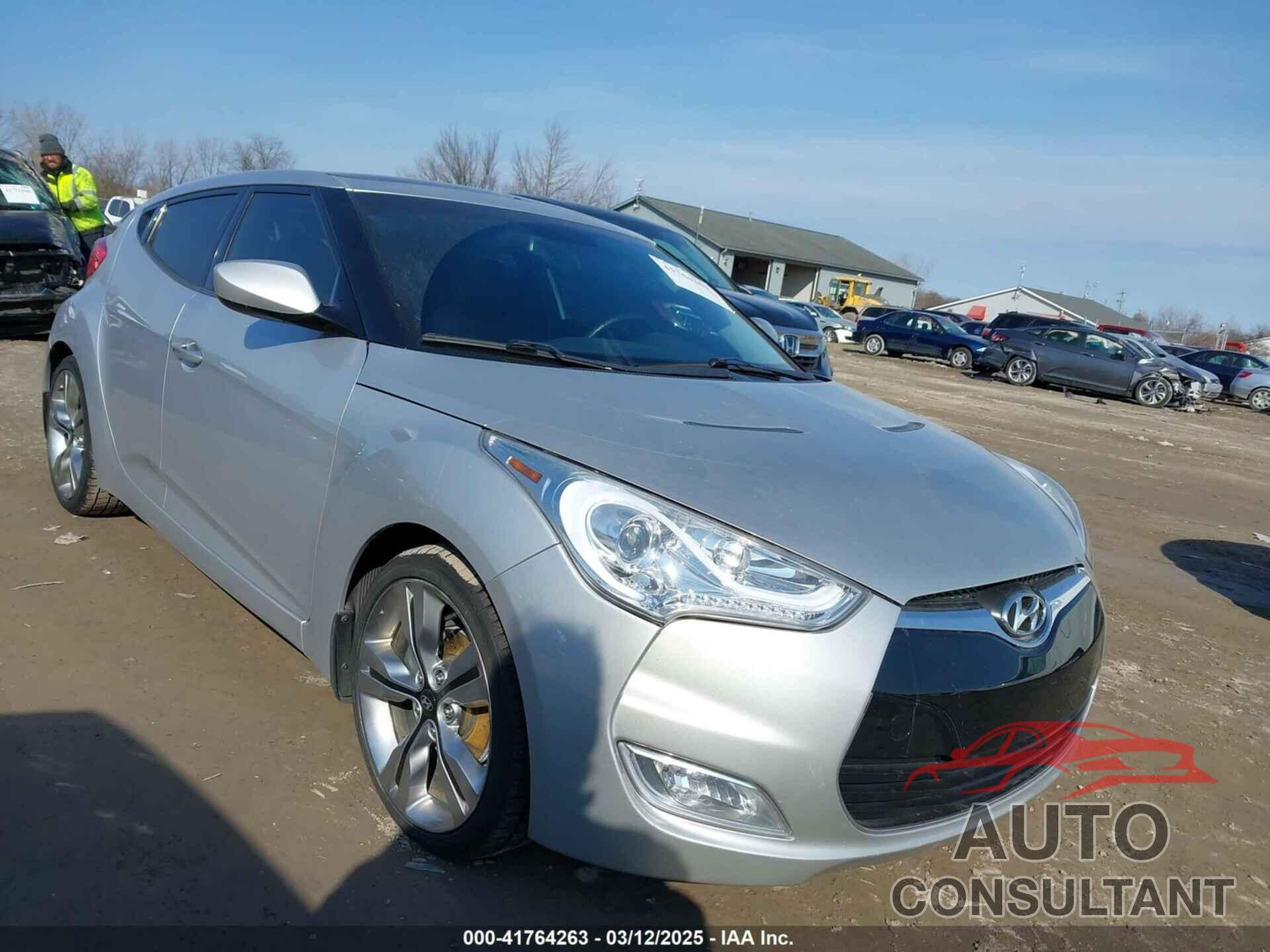 HYUNDAI VELOSTER 2012 - KMHTC6AD7CU063968
