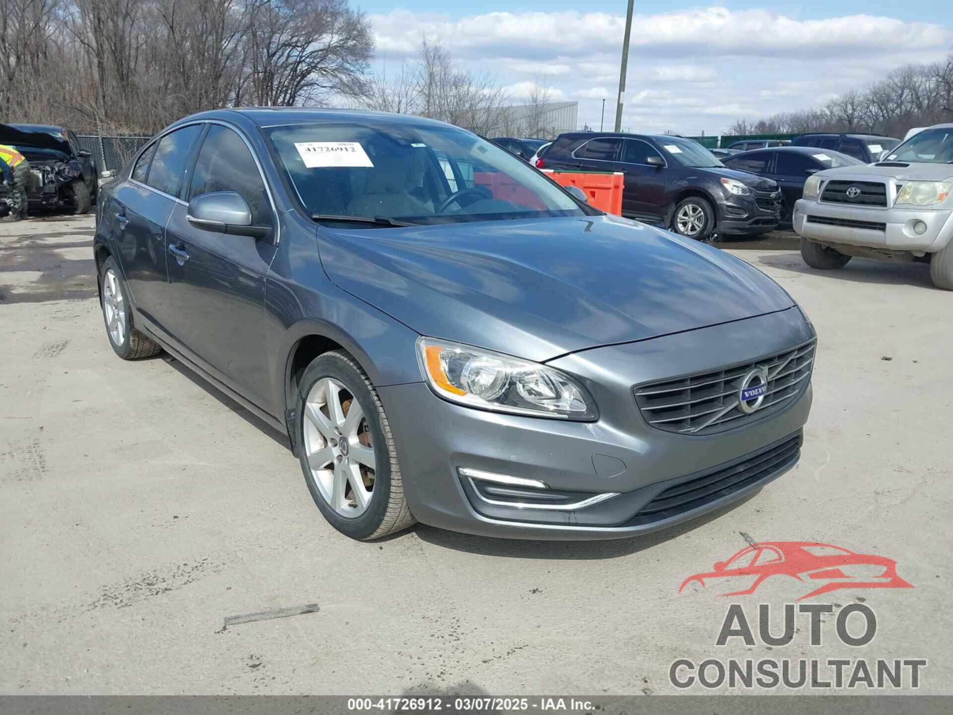 VOLVO S60 2016 - YV126MFK0G2413469