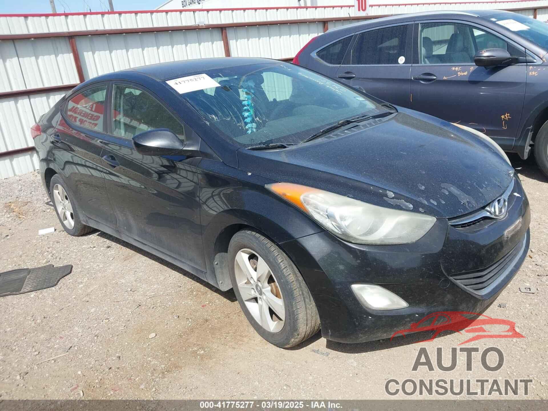 HYUNDAI ELANTRA 2012 - 5NPDH4AEXCH074321
