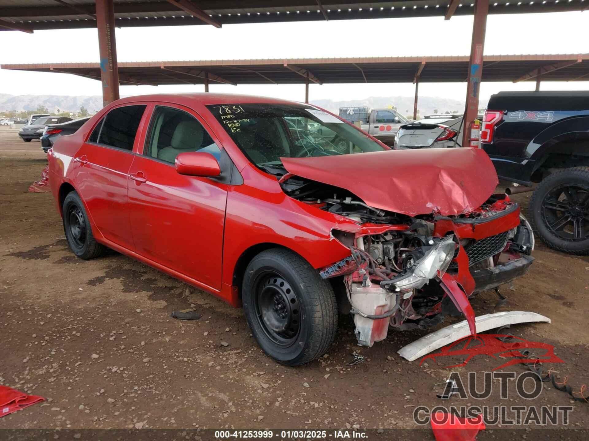 TOYOTA COROLLA 2009 - JTDBL40EX9J041245