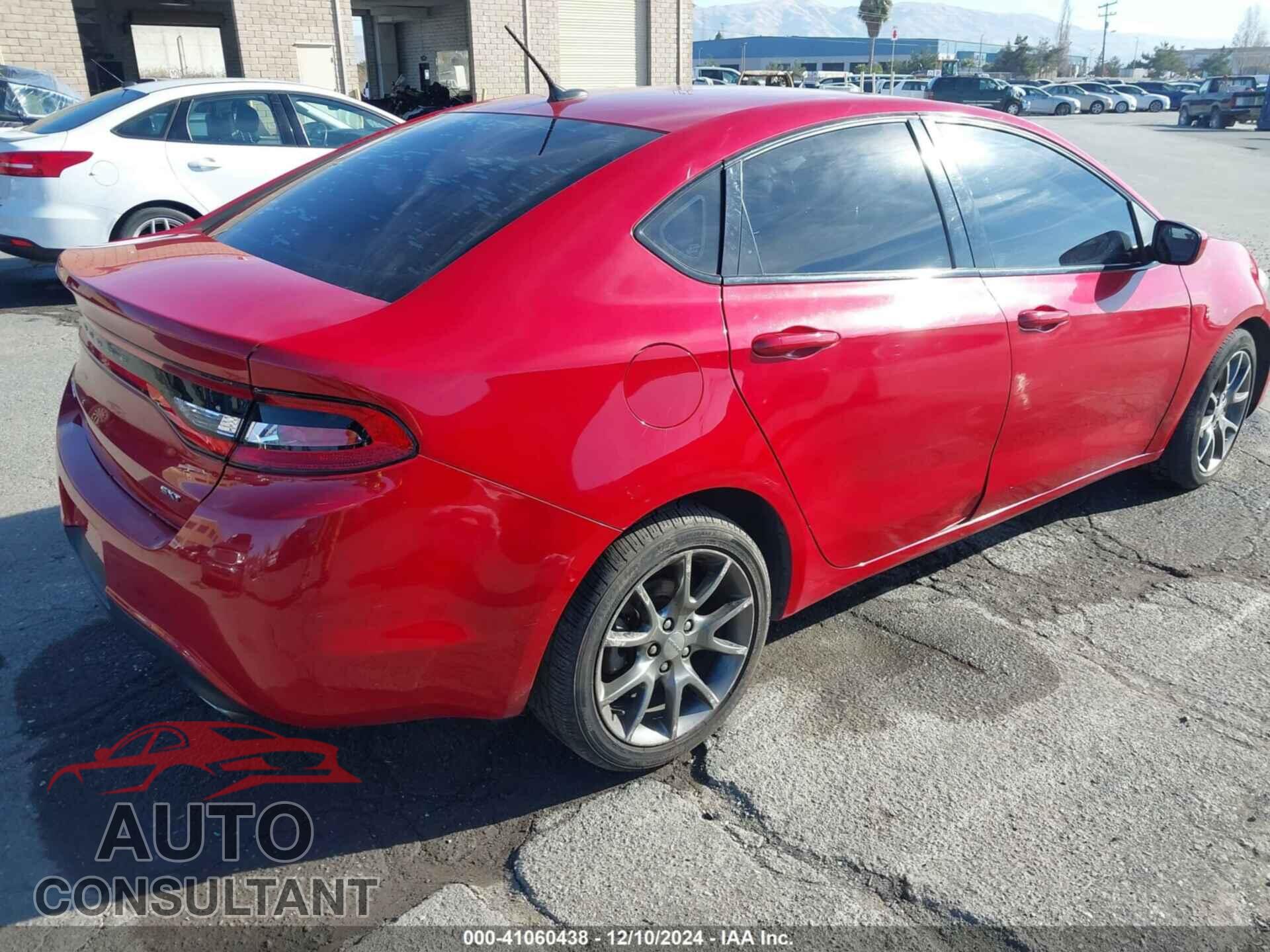 DODGE DART 2013 - 1C3CDFBA6DD300347