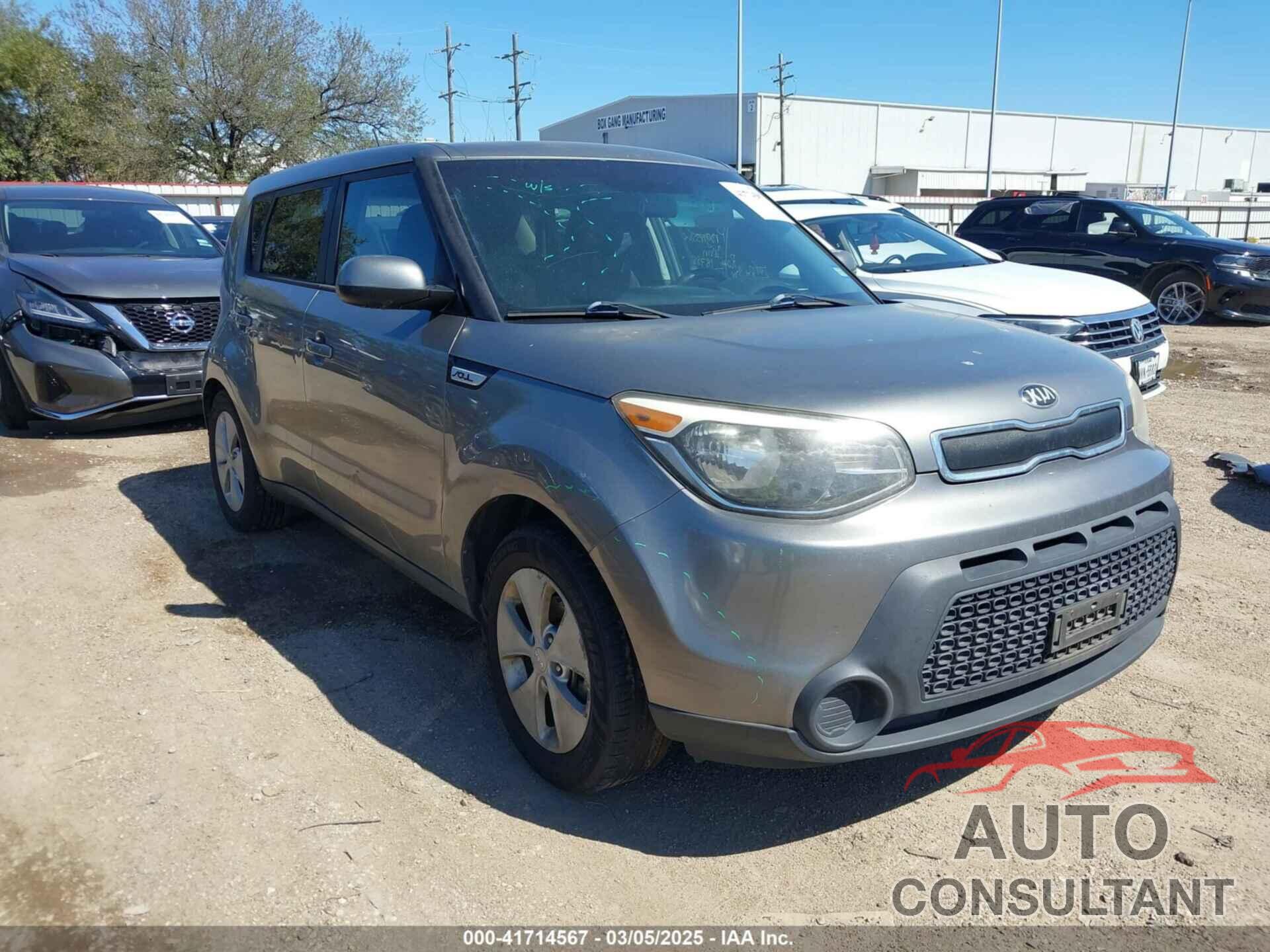 KIA SOUL 2015 - KNDJN2A26F7170624