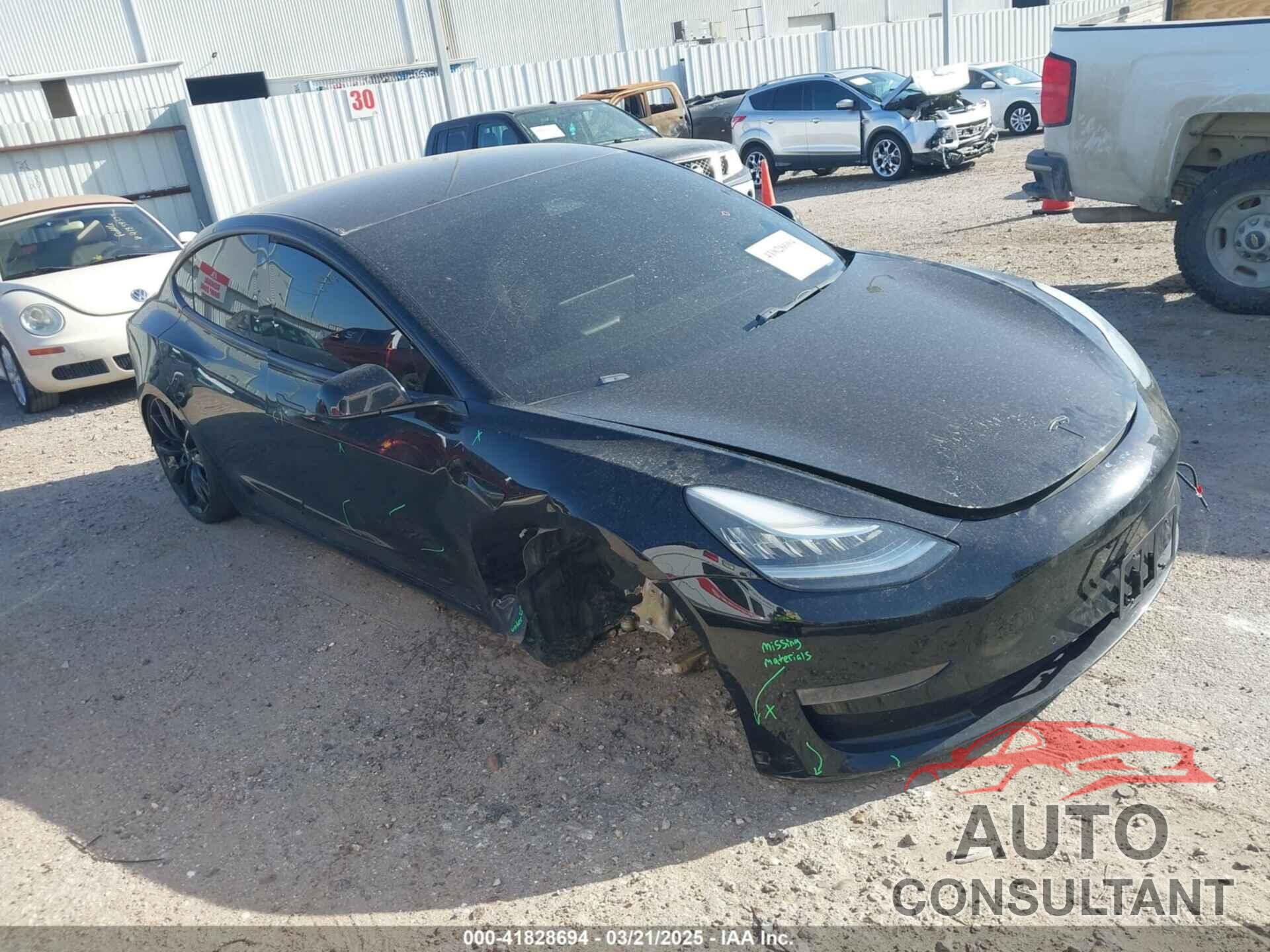 TESLA MODEL 3 2019 - 5YJ3E1EB8KF208923