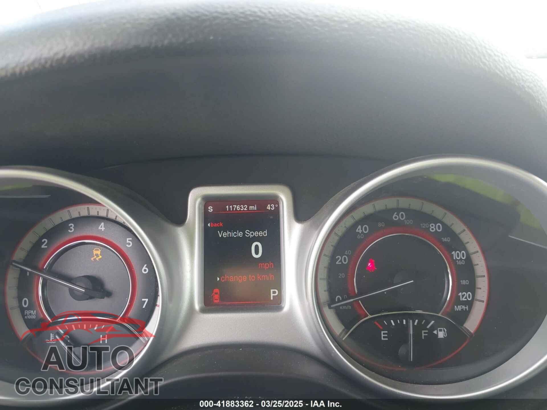 DODGE JOURNEY 2014 - 3C4PDCDG8ET142487
