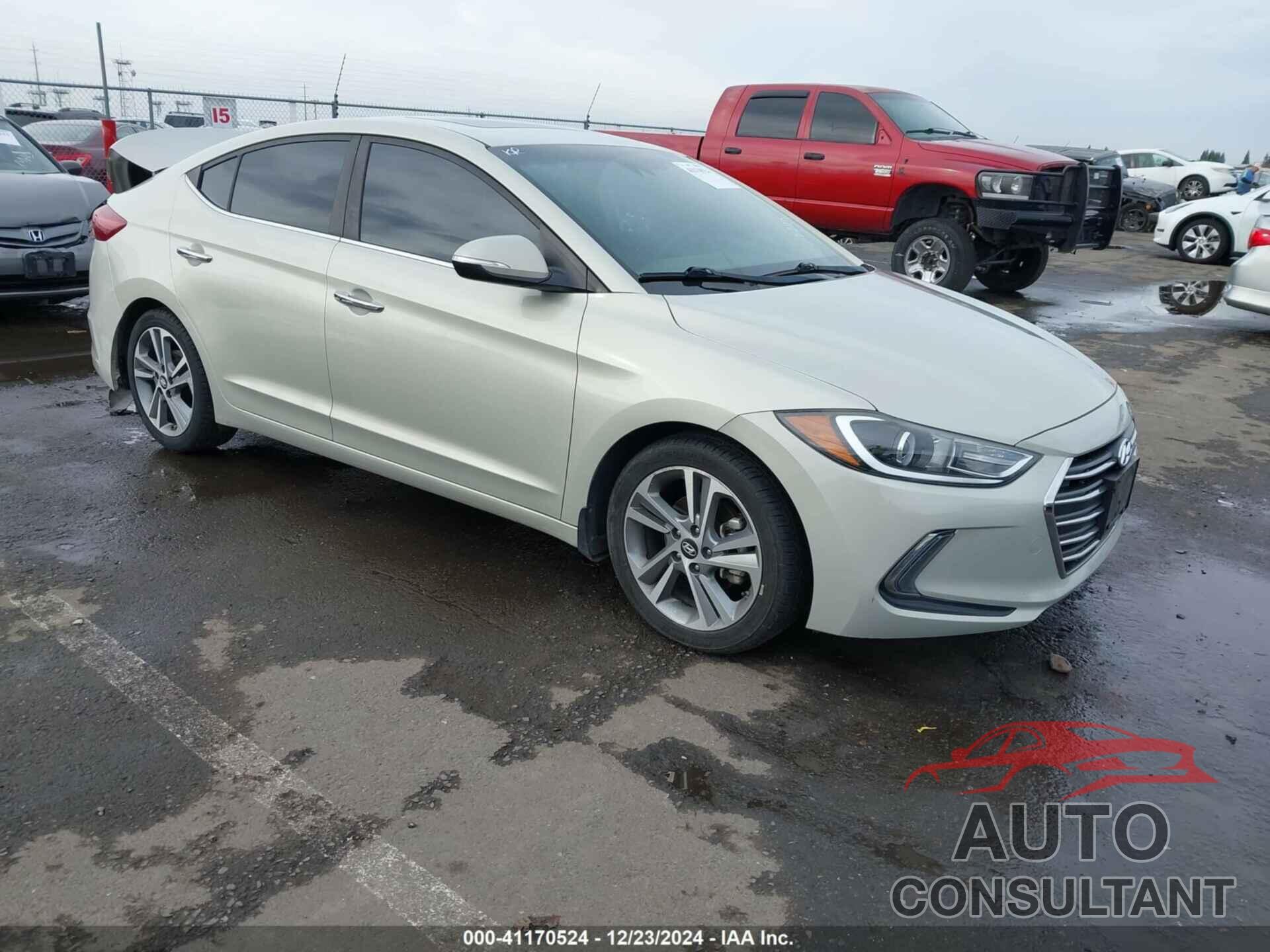 HYUNDAI ELANTRA 2017 - KMHD84LF7HU164735