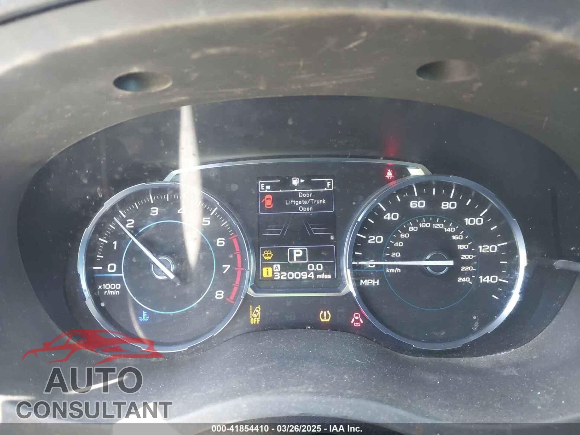 SUBARU FORESTER 2018 - JF2SJAGC4JH615487