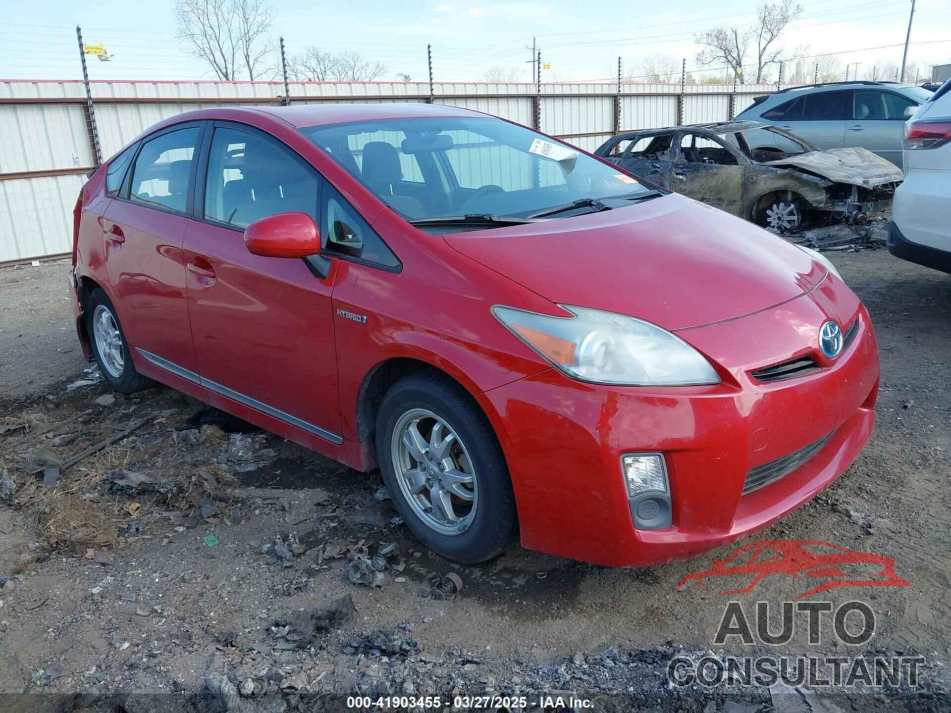 TOYOTA PRIUS 2011 - JTDKN3DU5B0295561