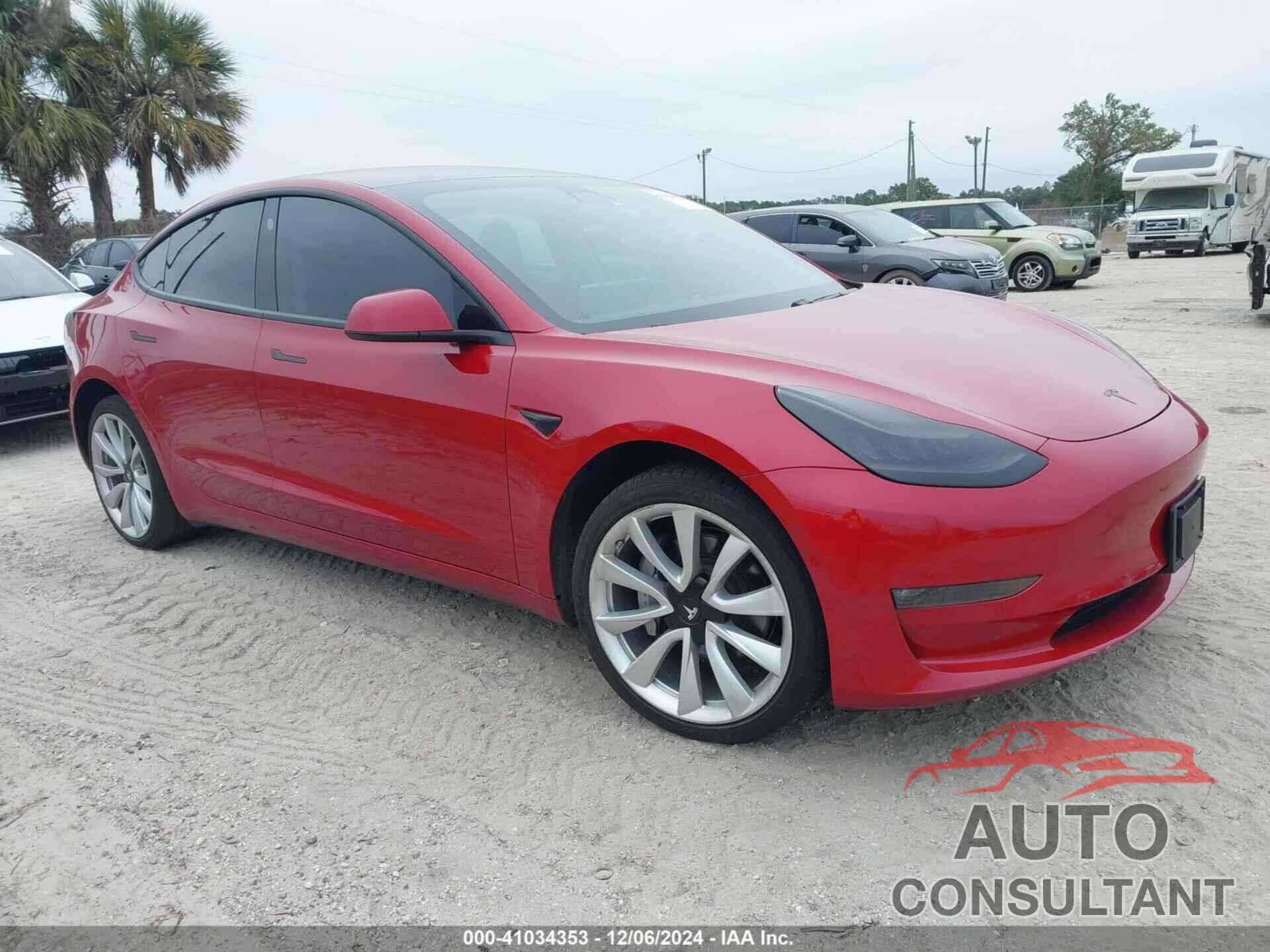 TESLA MODEL 3 2018 - 5YJ3E1EB6JF117356