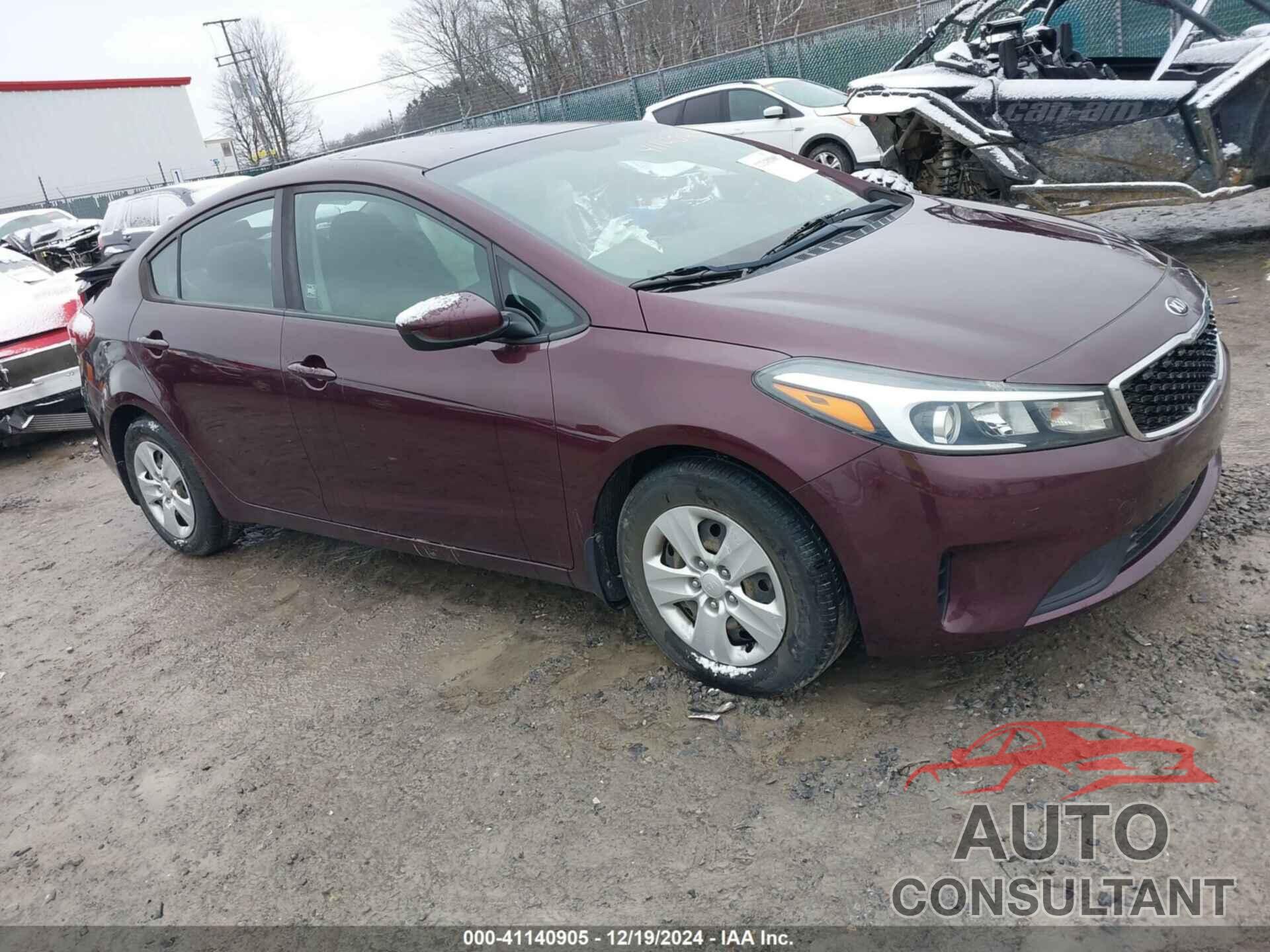 KIA FORTE 2018 - 3KPFK4A76JE270334