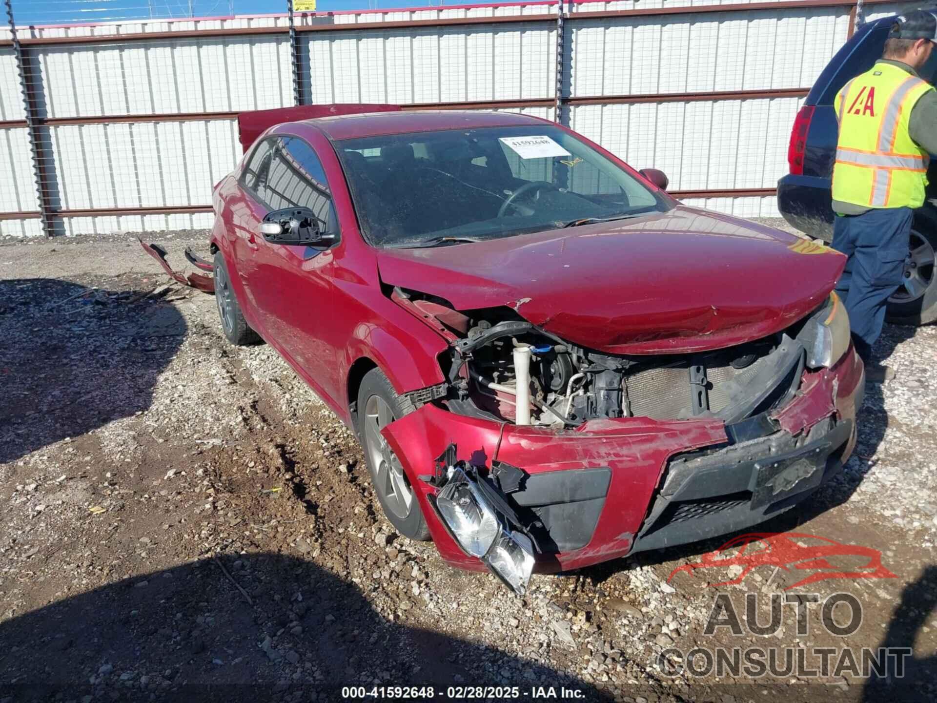KIA FORTE KOUP 2010 - KNAFU6A27A5152554