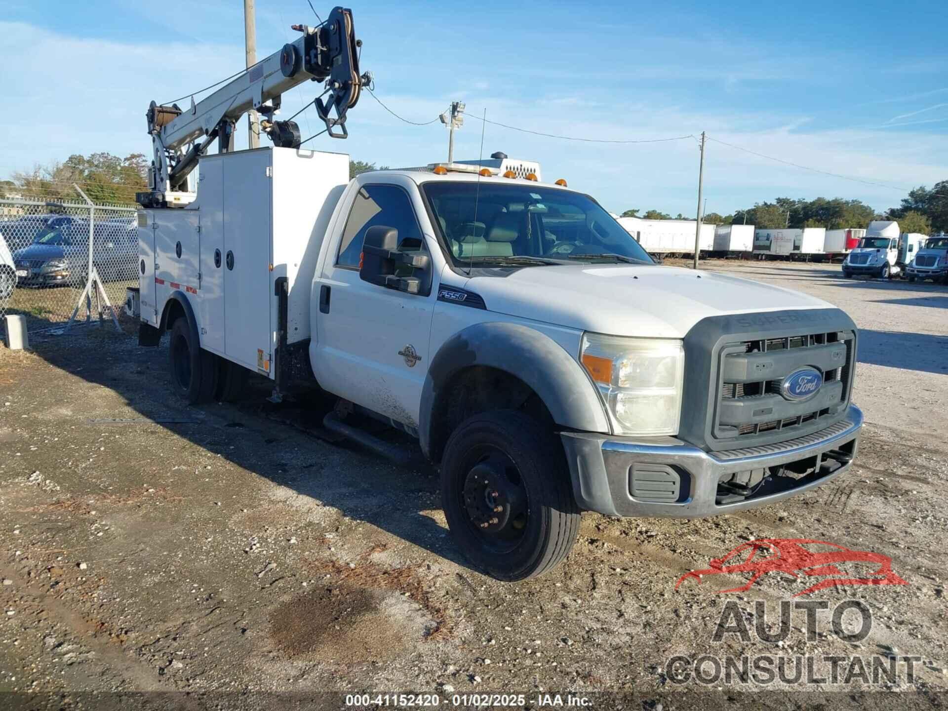 FORD F-550 CHASSIS 2012 - 1FDGF5HTXCED21989