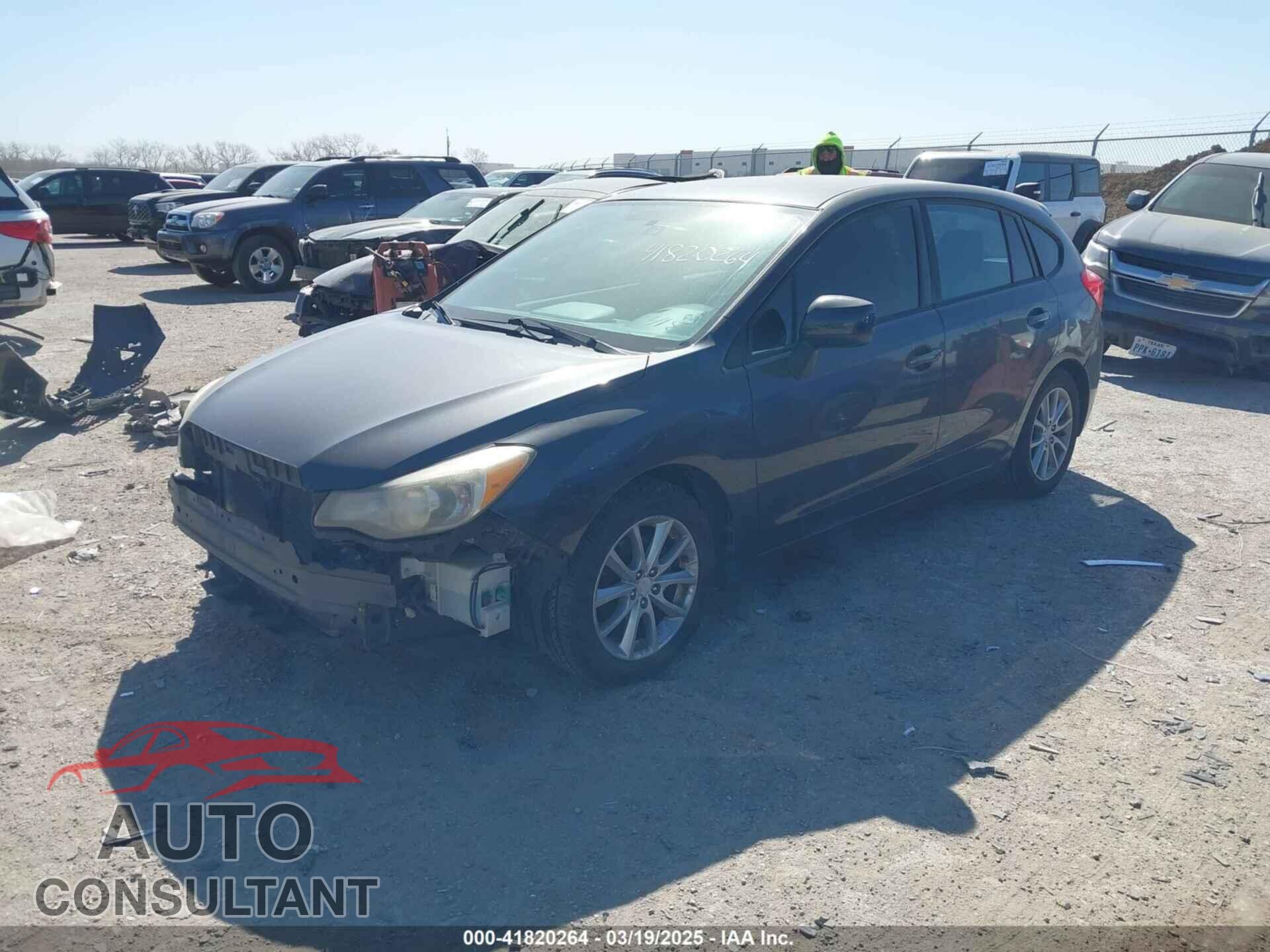 SUBARU IMPREZA 2012 - JF1GPAC60CH237860