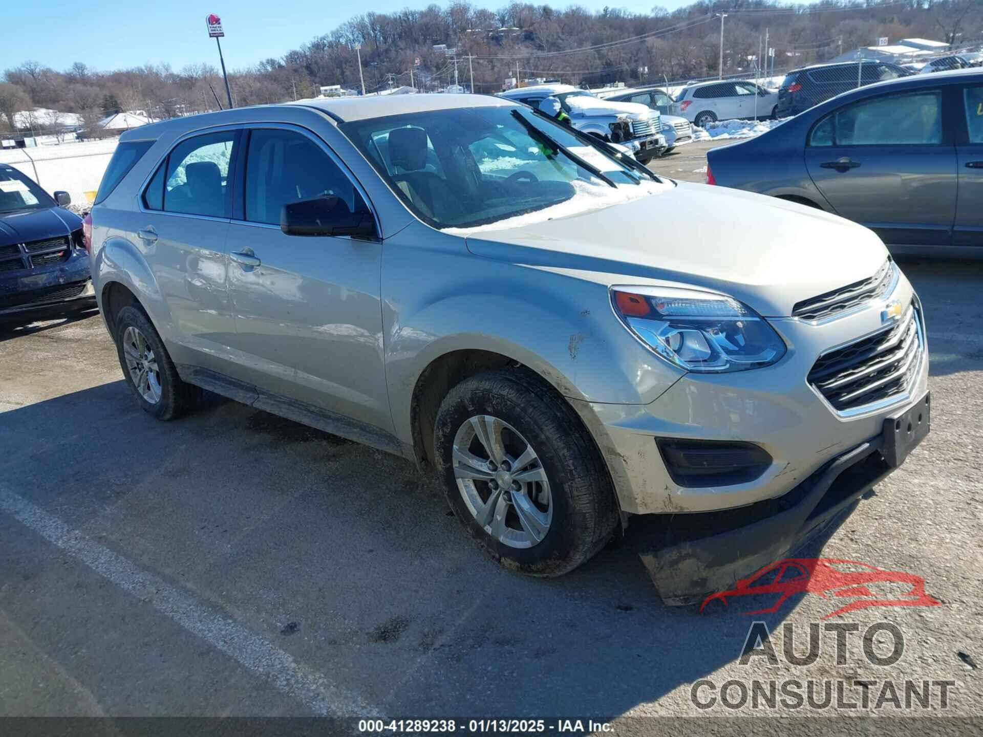 CHEVROLET EQUINOX 2016 - 2GNALBEK9G1137221