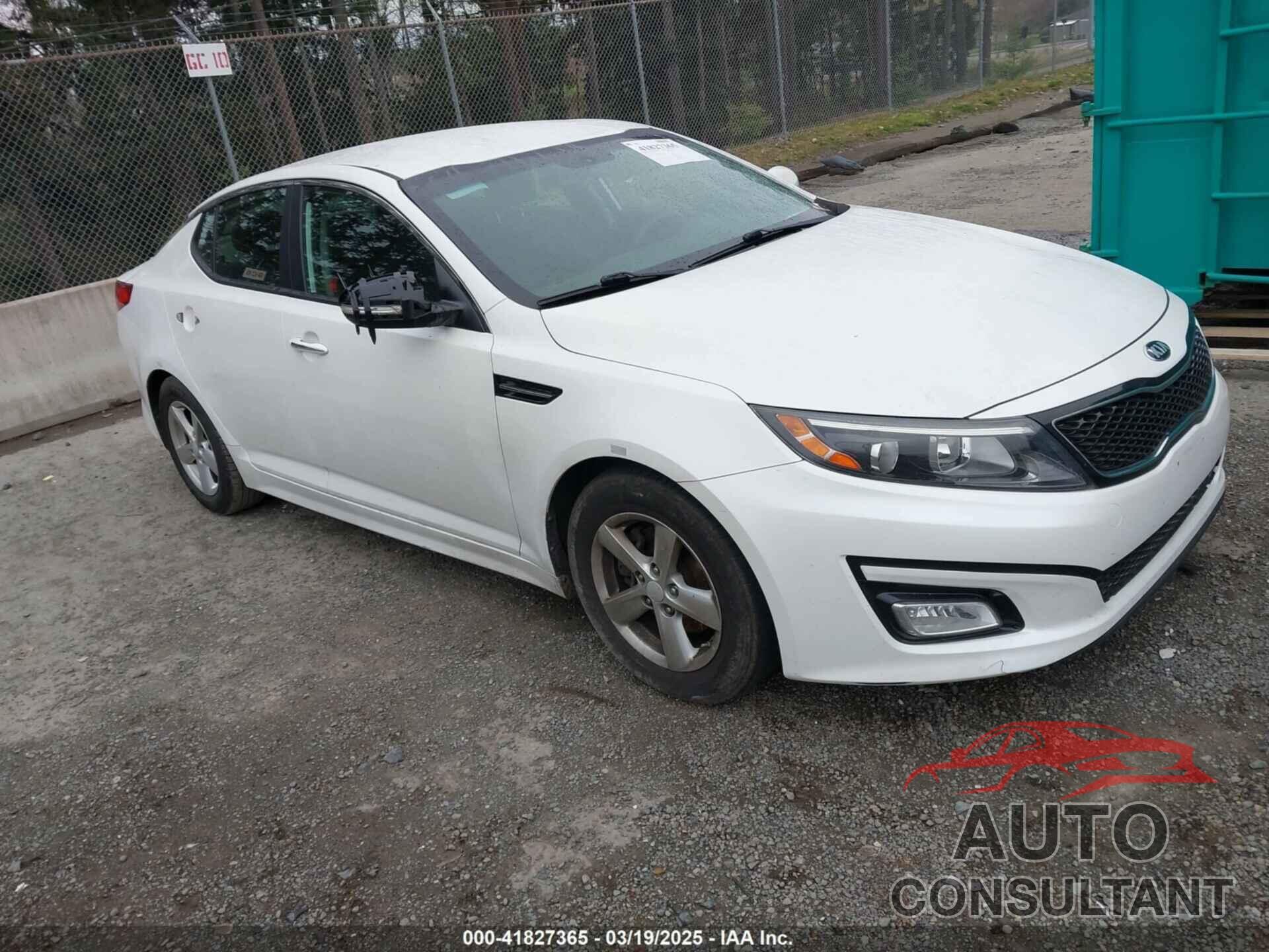 KIA OPTIMA 2015 - KNAGM4A75F5631762