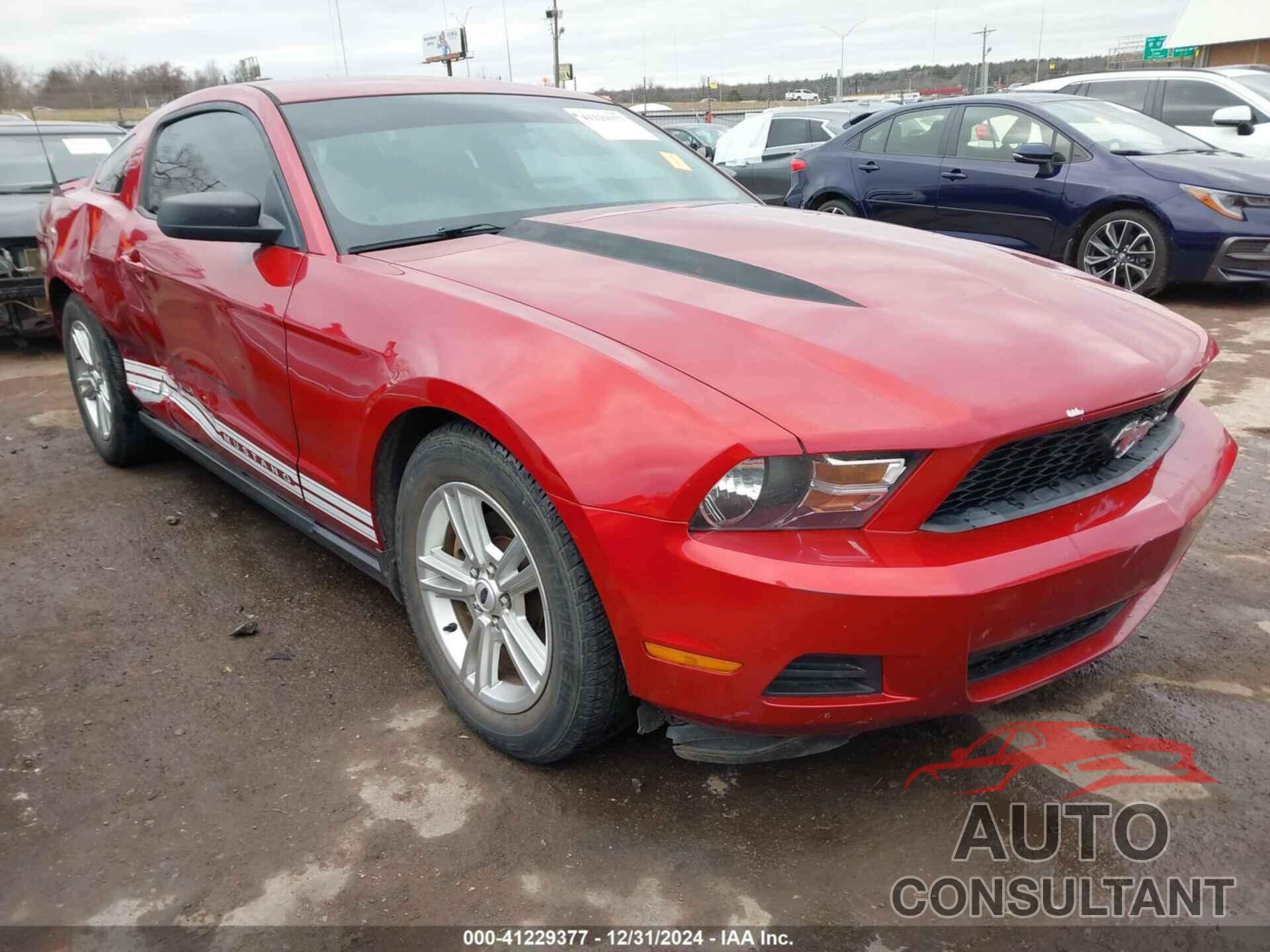 FORD MUSTANG 2012 - 1ZVBP8AMXC5256431