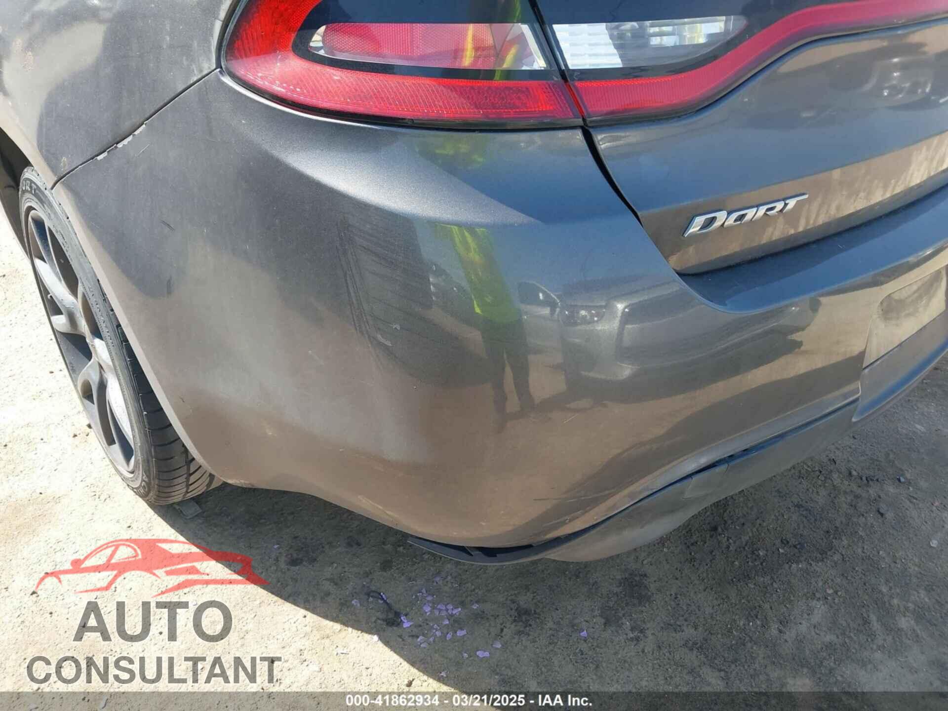 DODGE DART 2015 - 1C3CDFBB4FD132364
