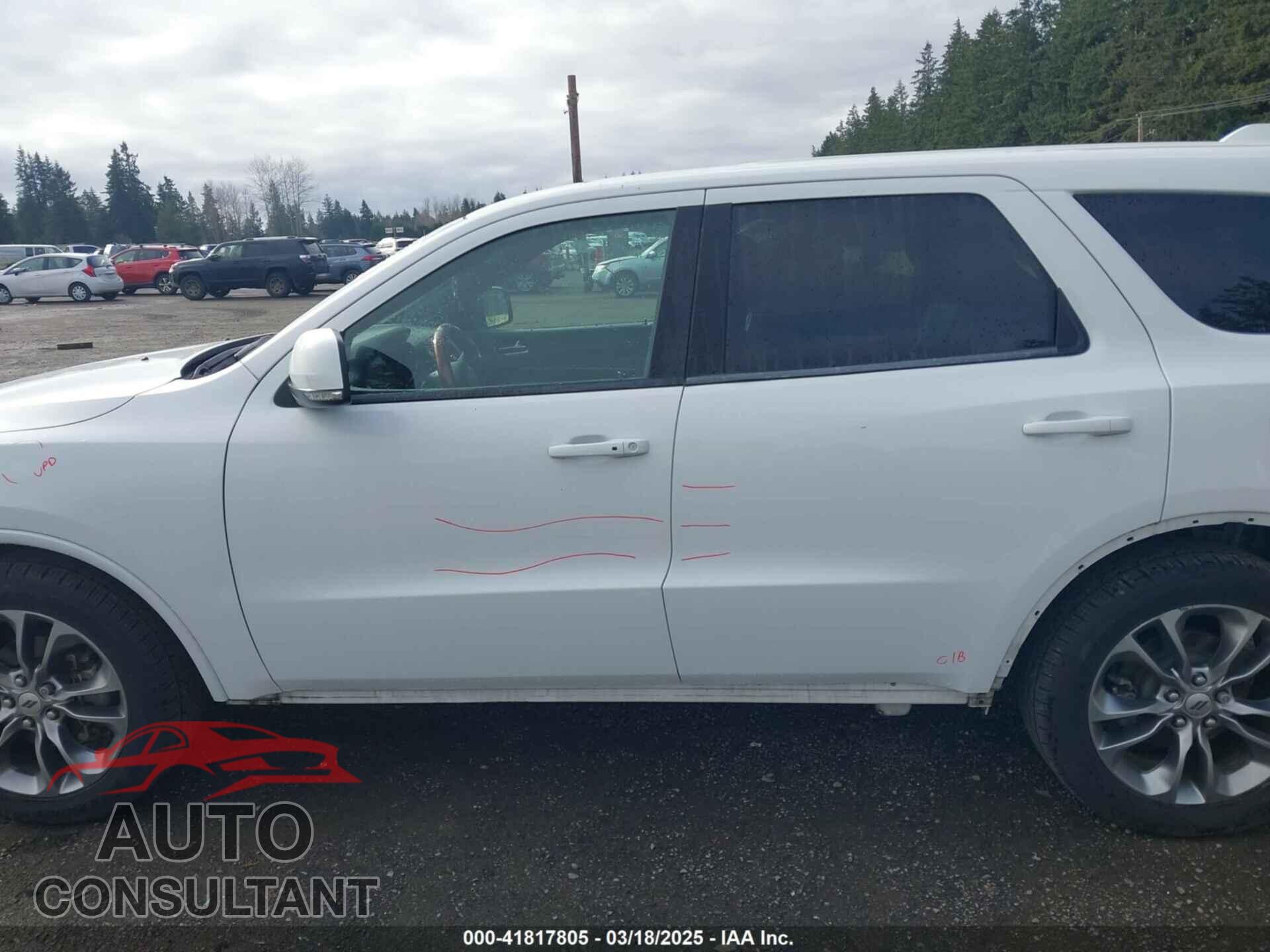 DODGE DURANGO 2019 - 1C4RDHDG9KC803201
