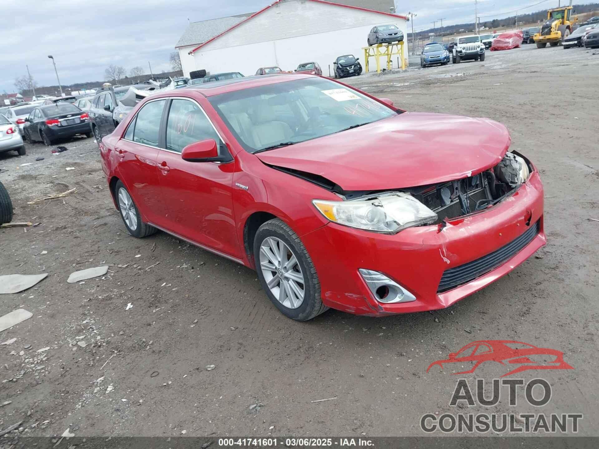 TOYOTA CAMRY HYBRID 2013 - 4T1BD1FK4DU092252