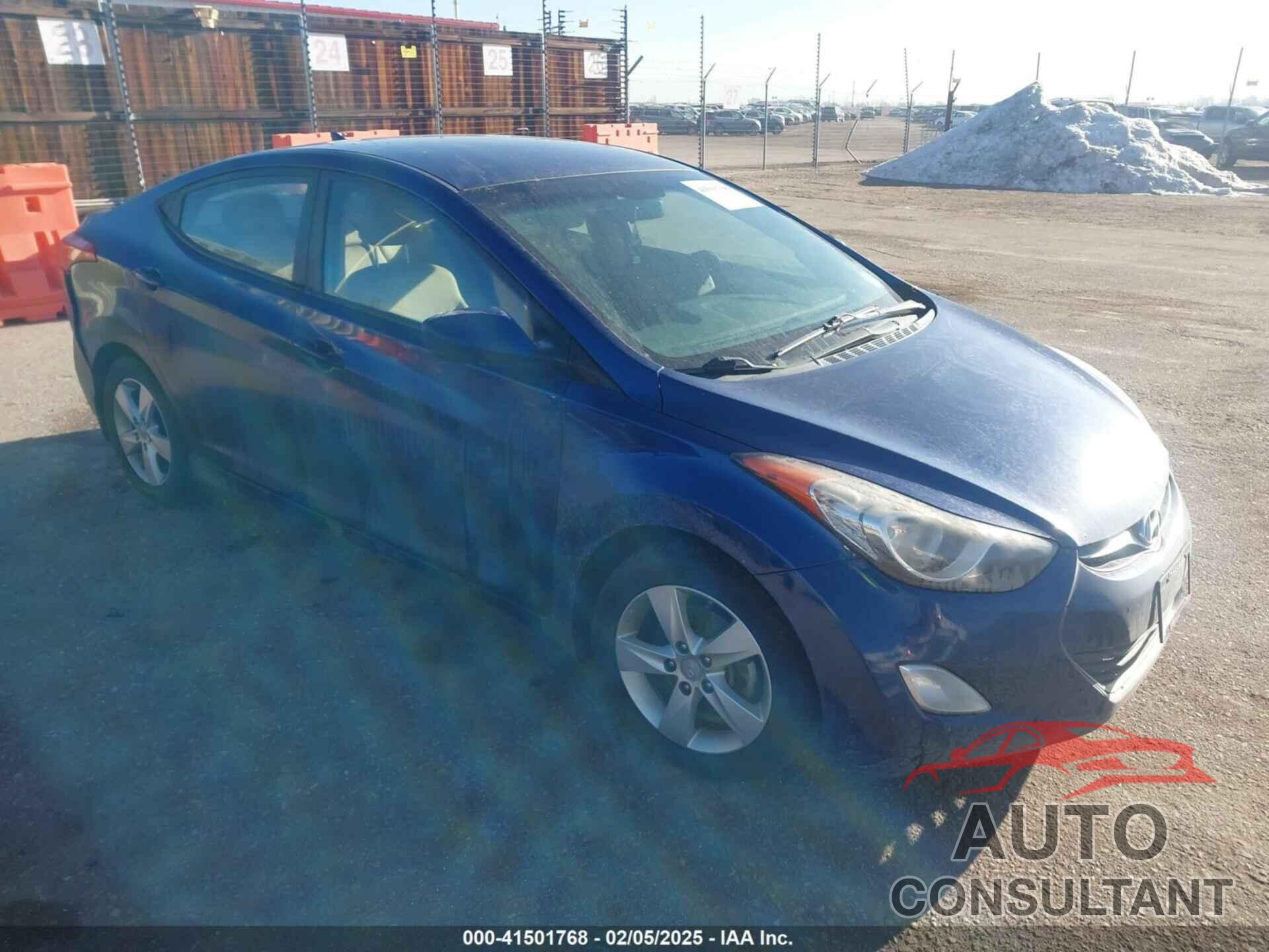 HYUNDAI ELANTRA 2013 - KMHDH4AE6DU871961