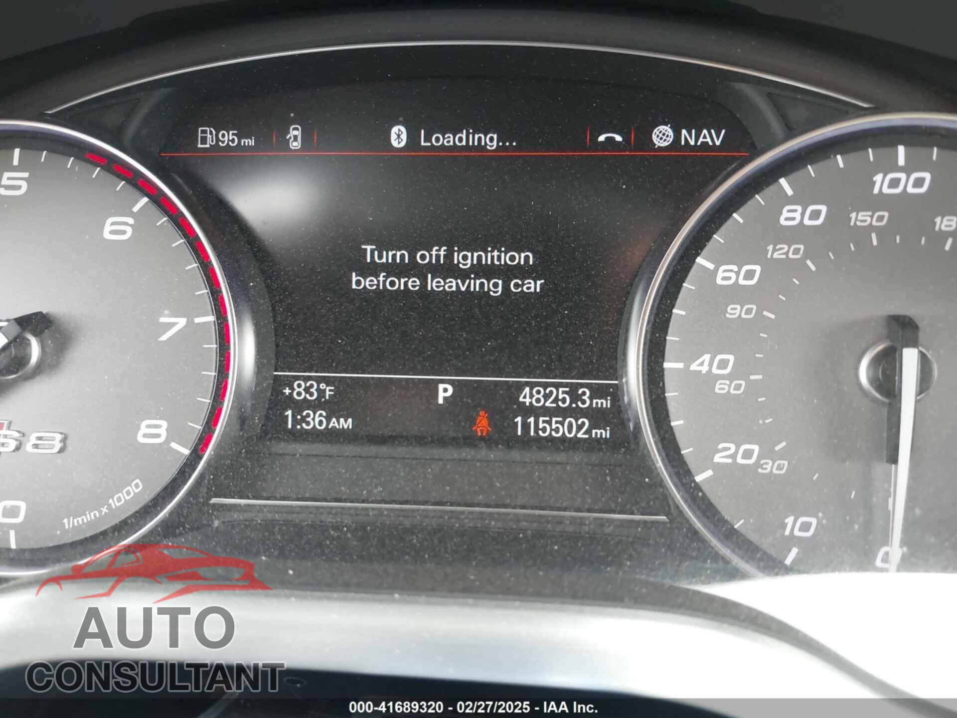 AUDI S8 2013 - WAUD2AFD0DN028673
