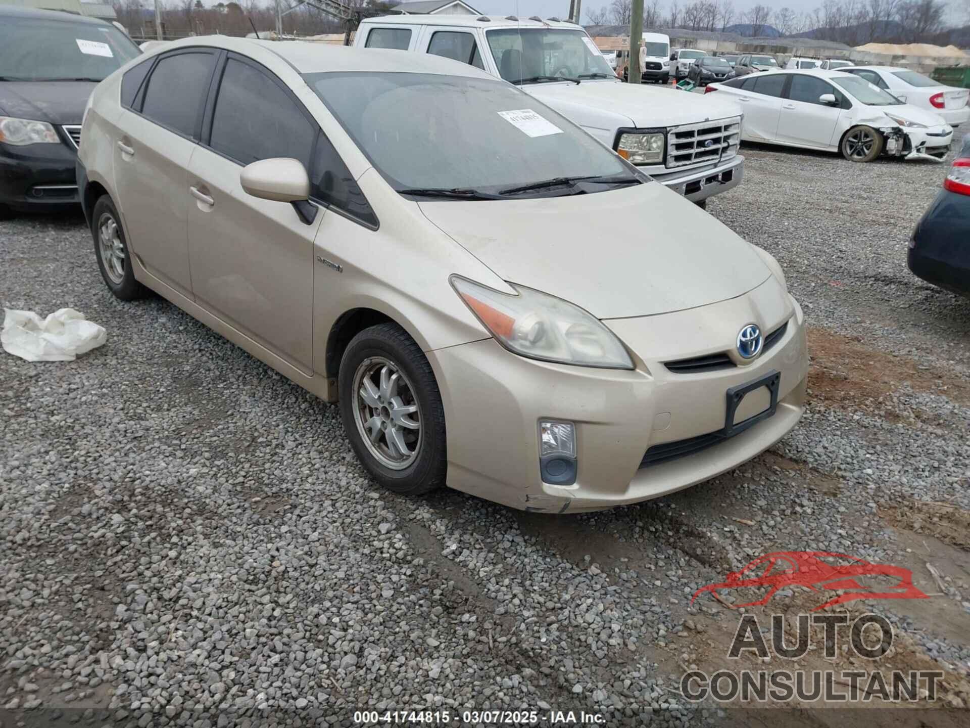 TOYOTA PRIUS 2011 - JTDKN3DU4B1368297