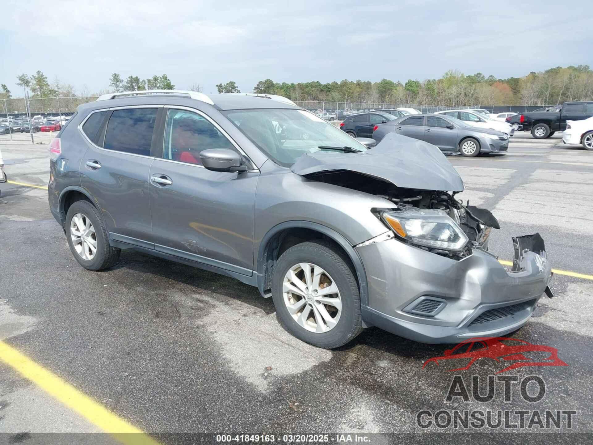 NISSAN ROGUE 2016 - KNMAT2MV2GP648485