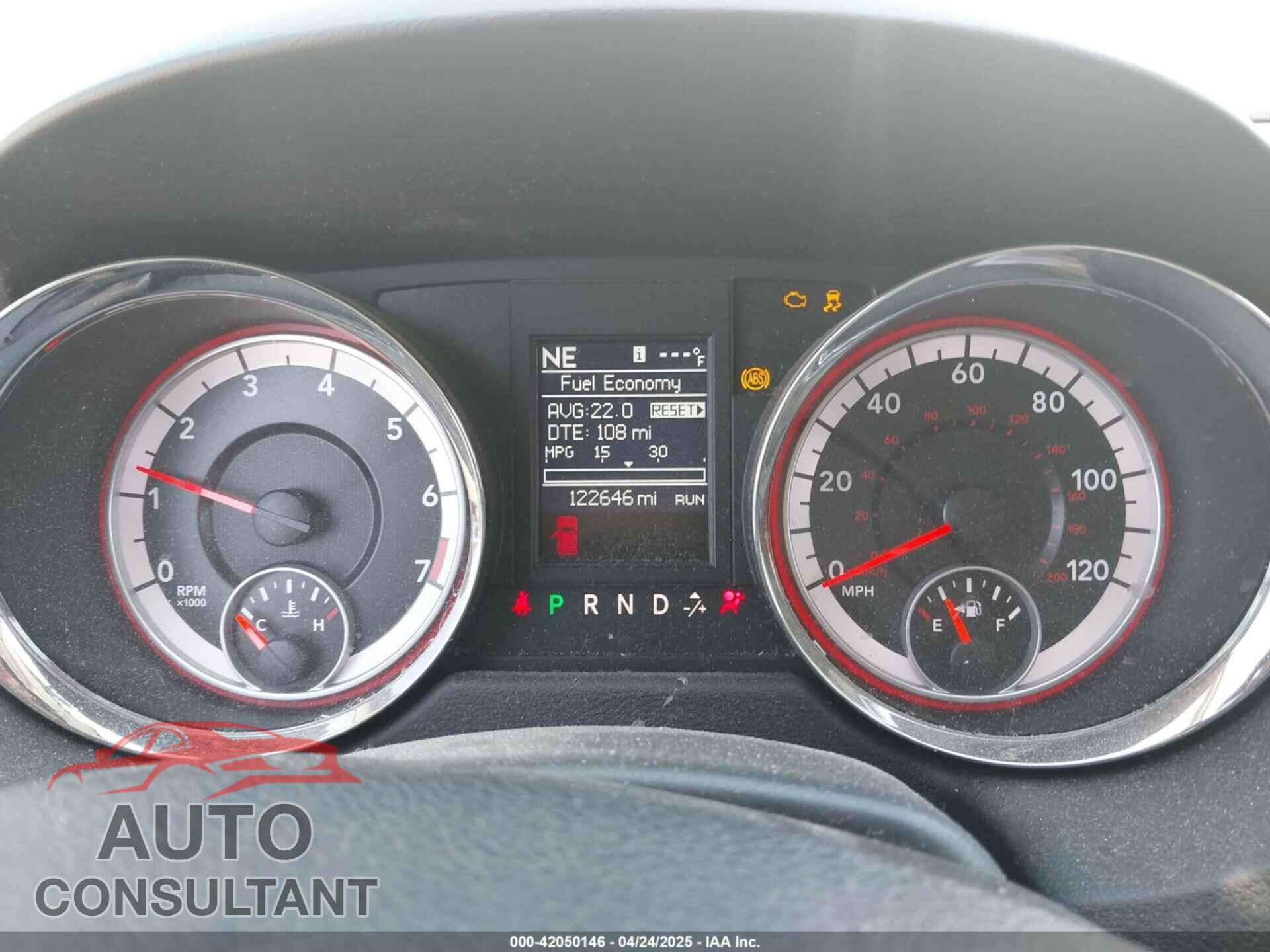 DODGE GRAND CARAVAN 2012 - 2C4RDGDG0CR404129
