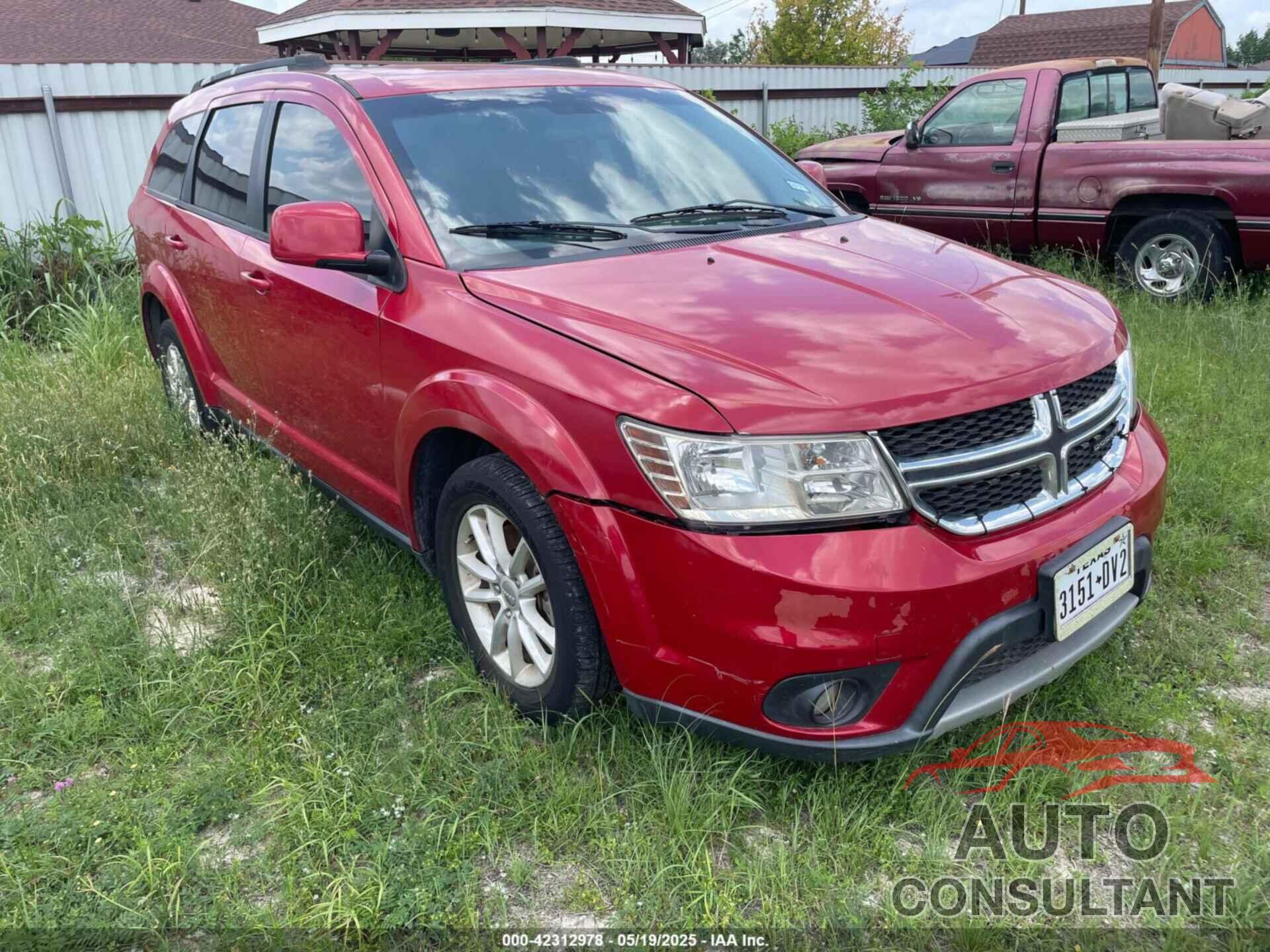 DODGE JOURNEY 2014 - 3C4PDCBG3ET224498