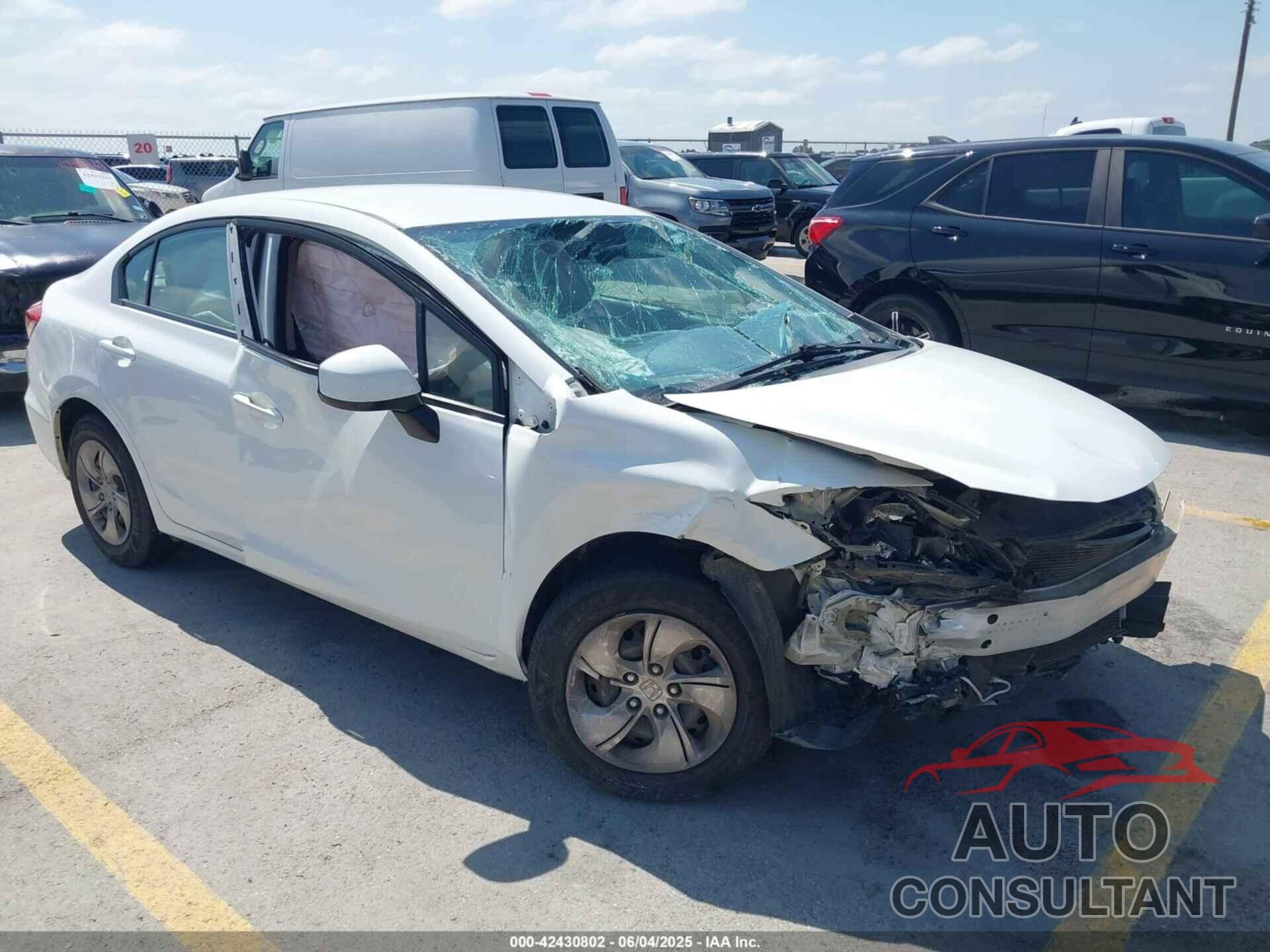 HONDA CIVIC 2013 - 2HGFB2F58DH590843