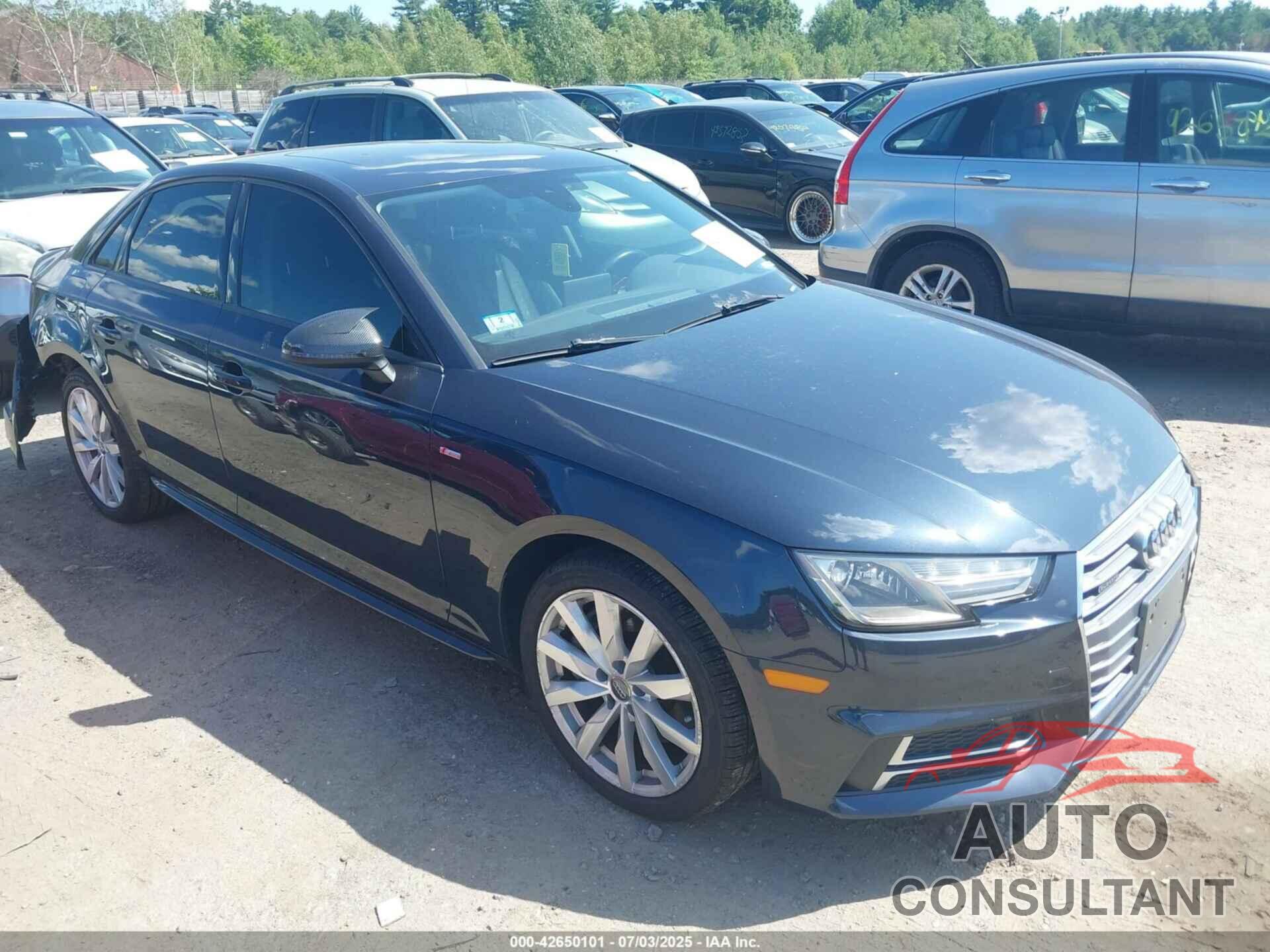 AUDI A4 2018 - WAUDNAF48JA032464