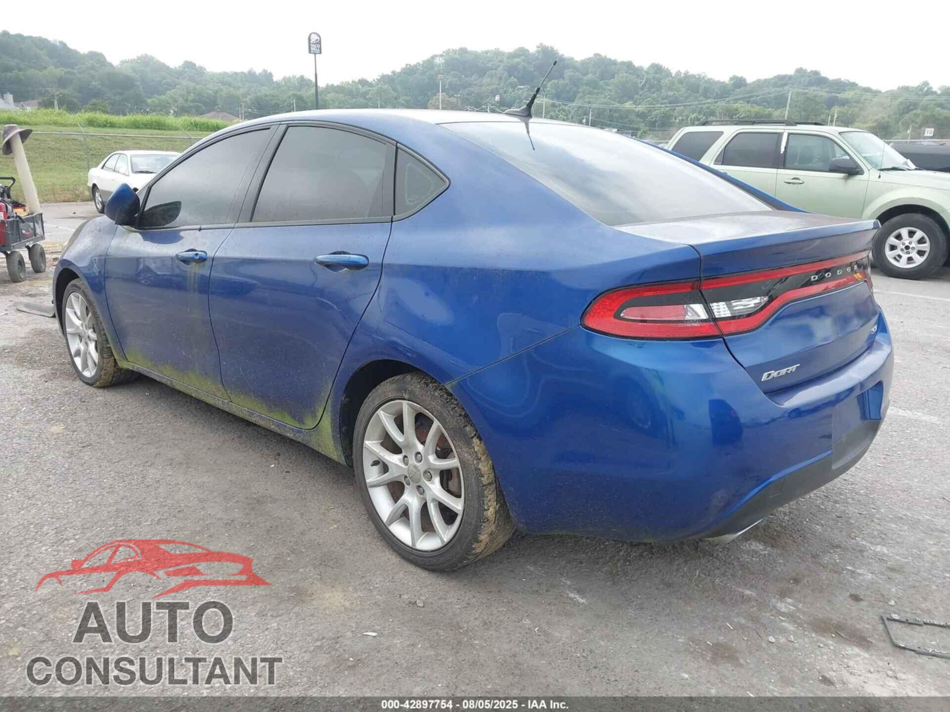 DODGE DART 2013 - 1C3CDFBA9DD291885