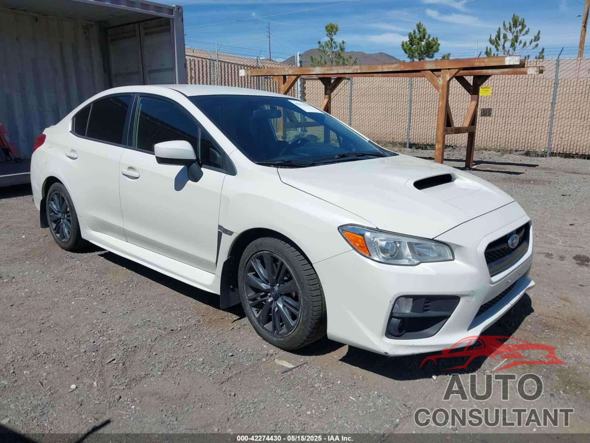 SUBARU WRX 2017 - JF1VA1B66H9836869