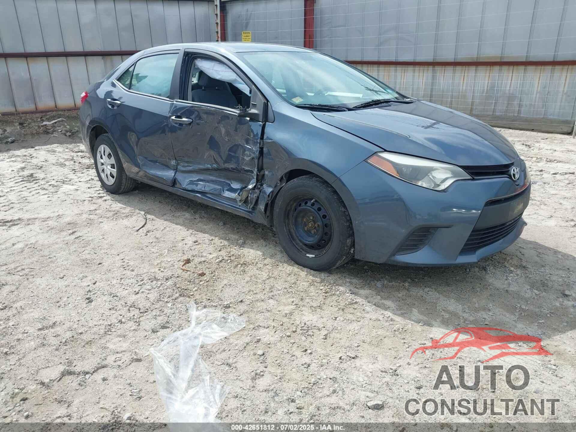 TOYOTA COROLLA 2015 - 2T1BURHE9FC471287