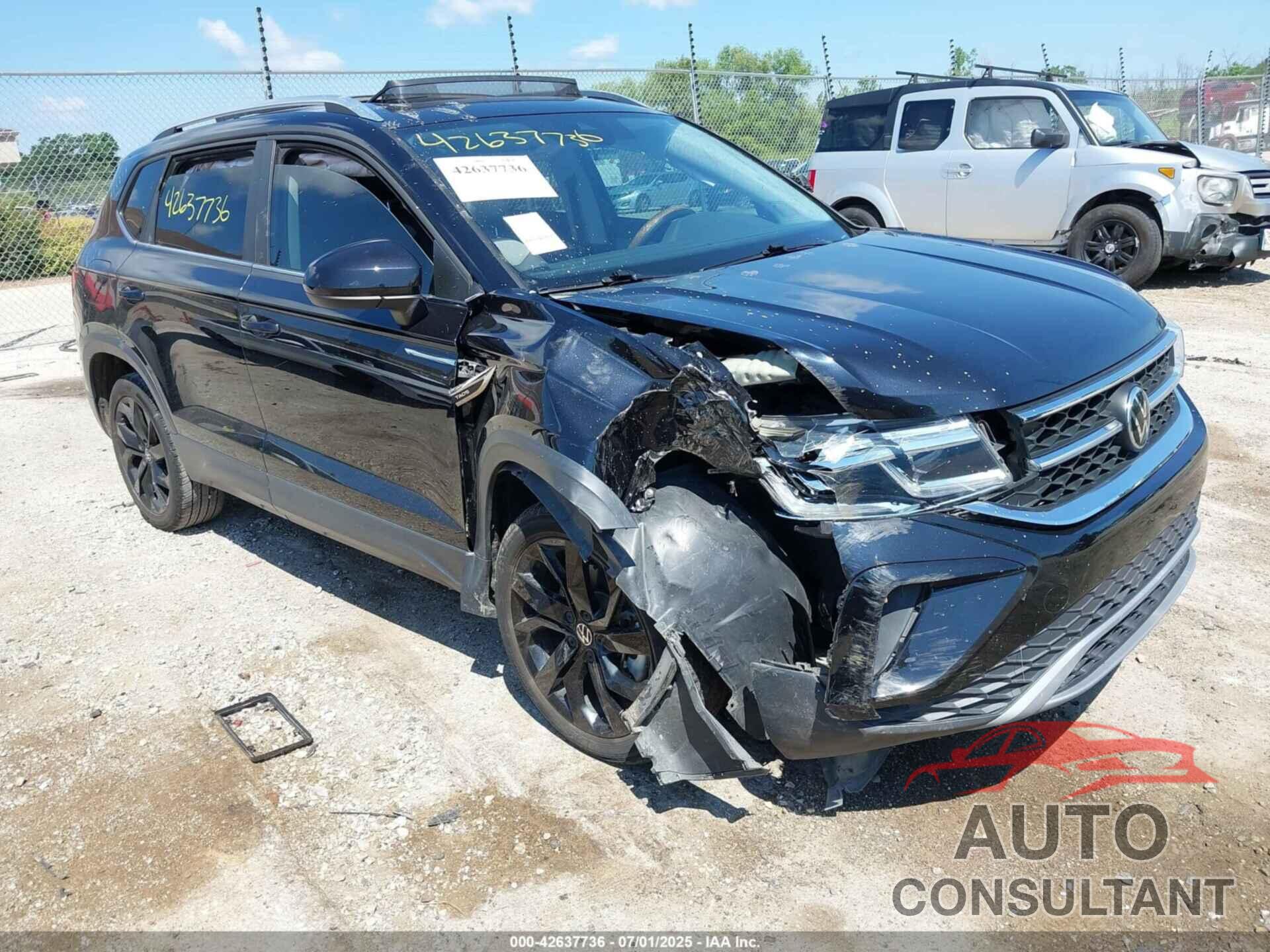 VOLKSWAGEN TAOS 2022 - 3VV1X7B24NM002069