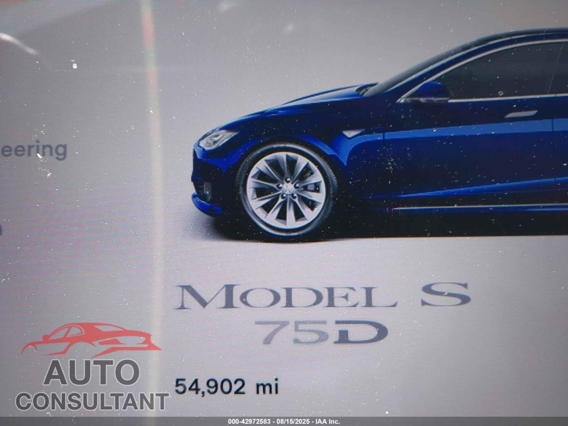TESLA MODEL S 2017 - 5YJSA1E2XHF230521