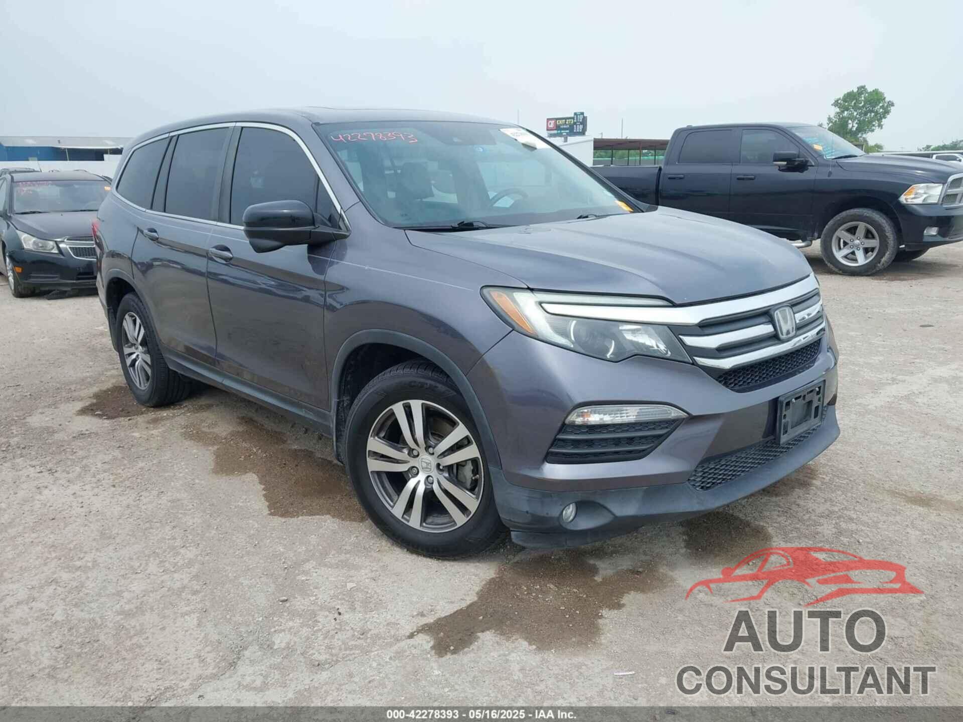 HONDA PILOT 2016 - 5FNYF5H60GB058175