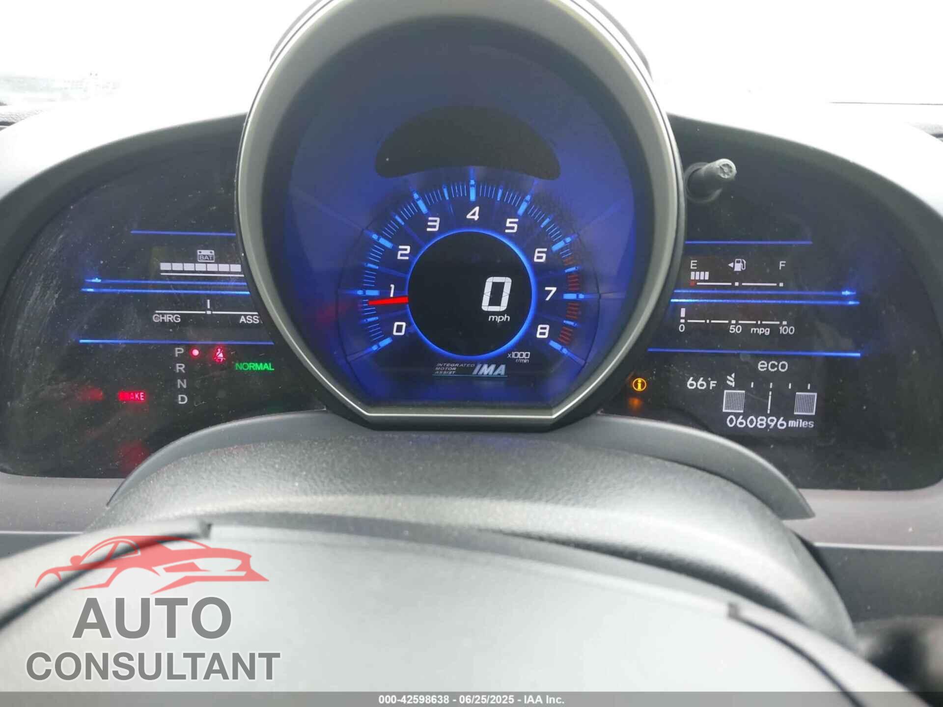 HONDA CR-Z 2012 - JHMZF1D45CS004237