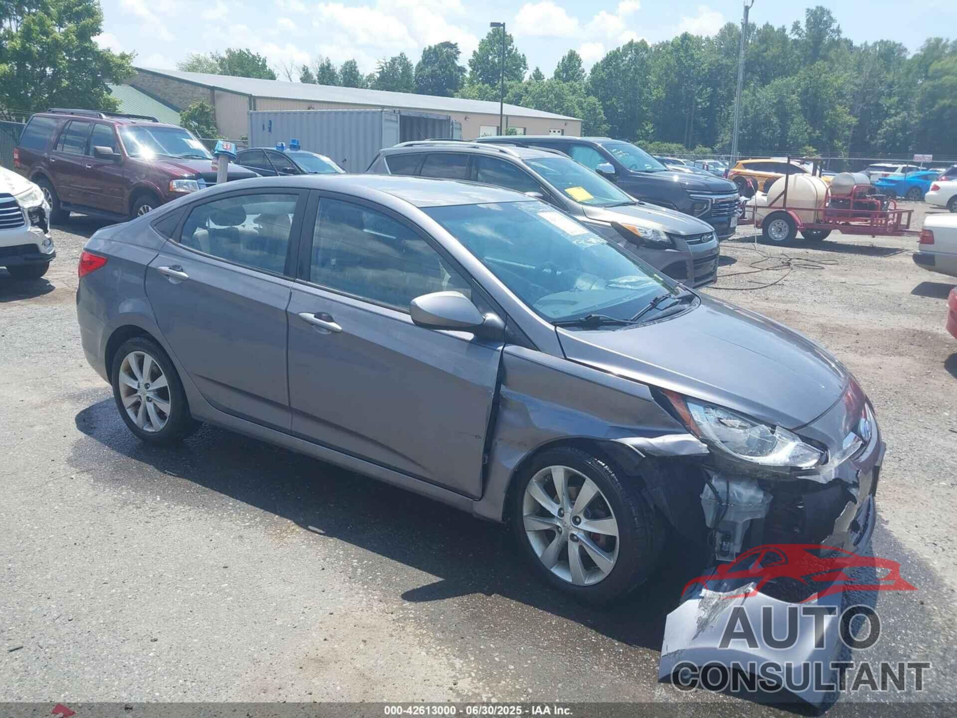 HYUNDAI ACCENT 2013 - KMHCU4AE2DU582650