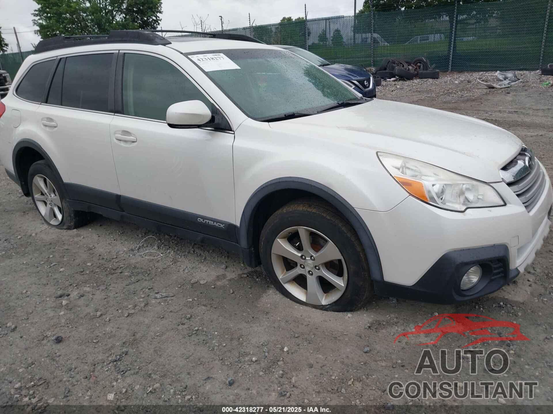 SUBARU OUTBACK 2013 - 4S4BRBKC1D3304620