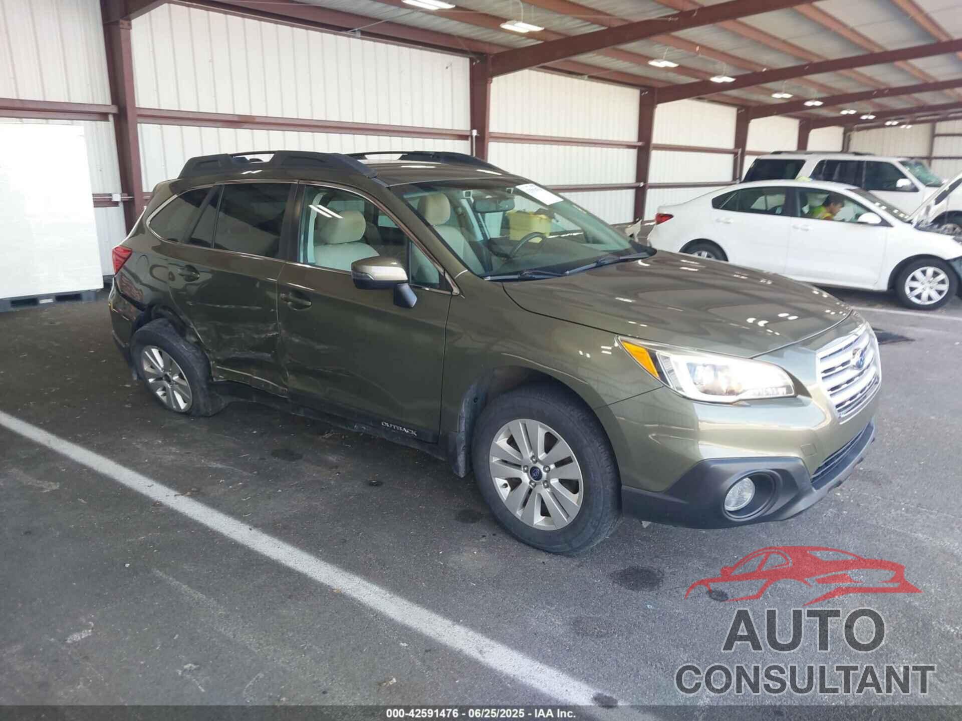 SUBARU OUTBACK 2016 - 4S4BSBFC5G3305644