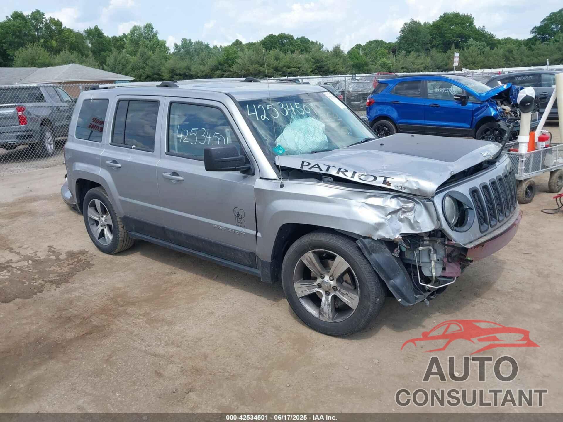 JEEP PATRIOT 2016 - 1C4NJPFA7GD800163