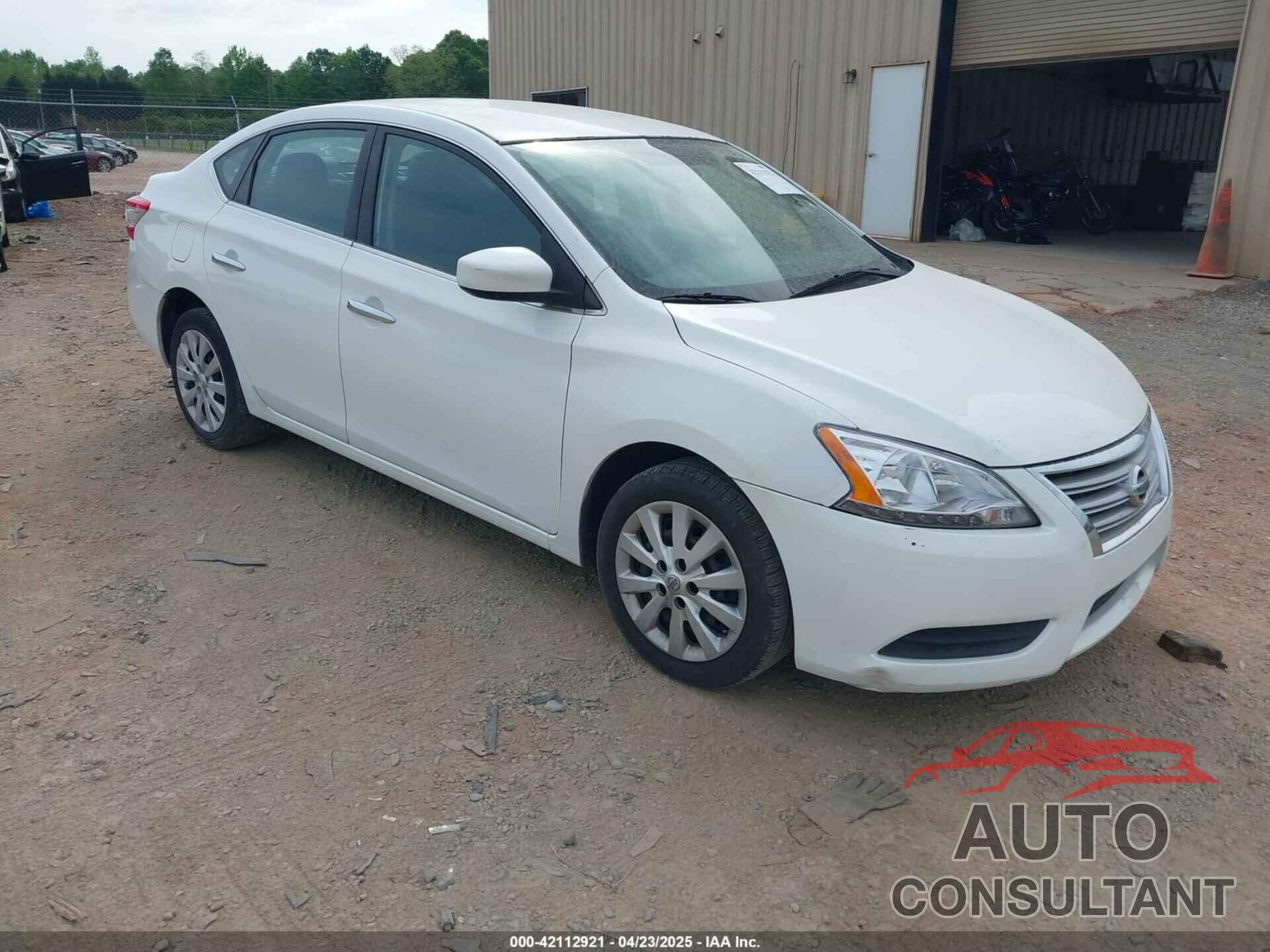 NISSAN SENTRA 2014 - 3N1AB7APXEY258707