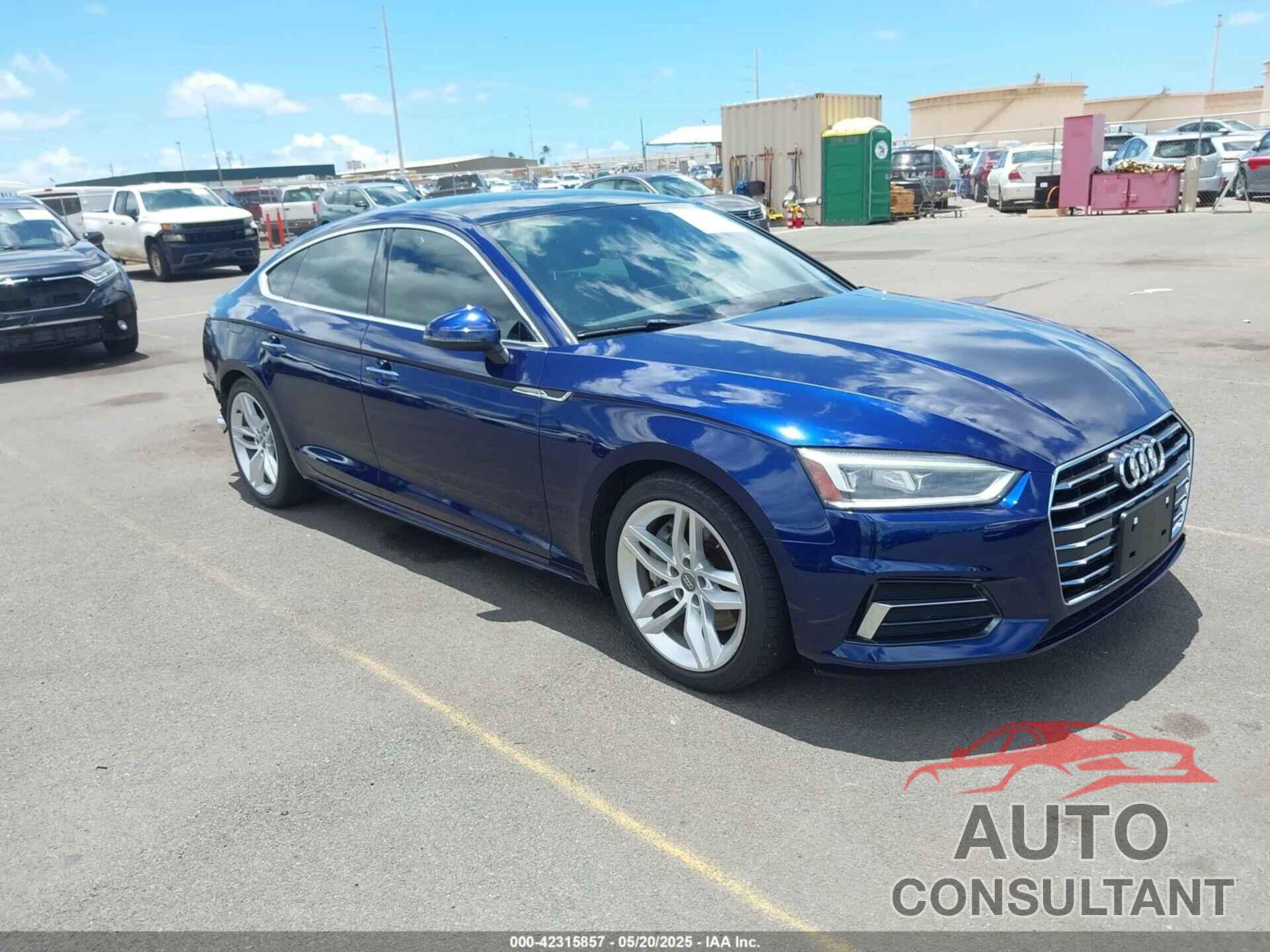 AUDI A5 2019 - WAUANCF54KA080147