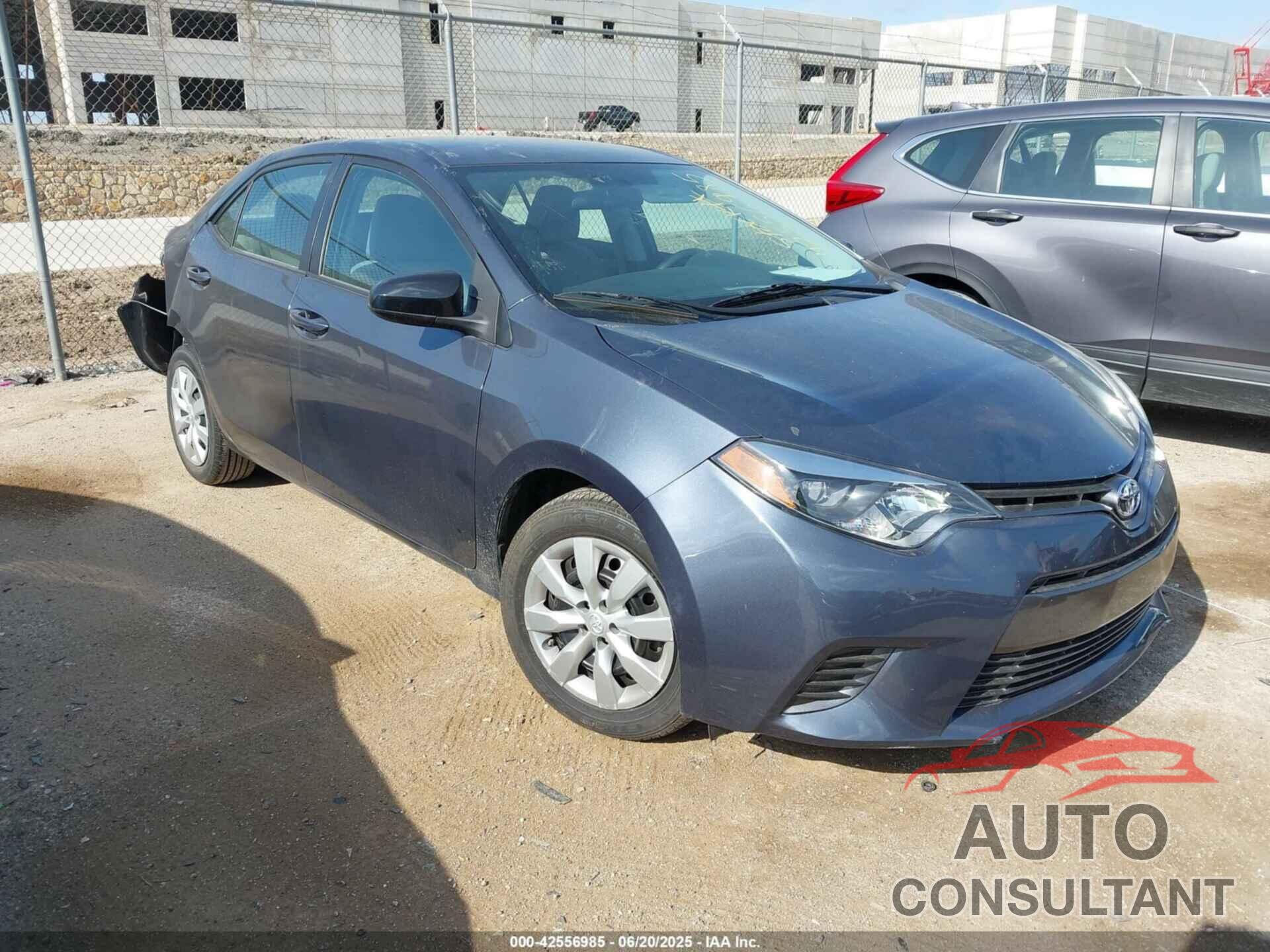 TOYOTA COROLLA 2016 - 5YFBURHE1GP411067