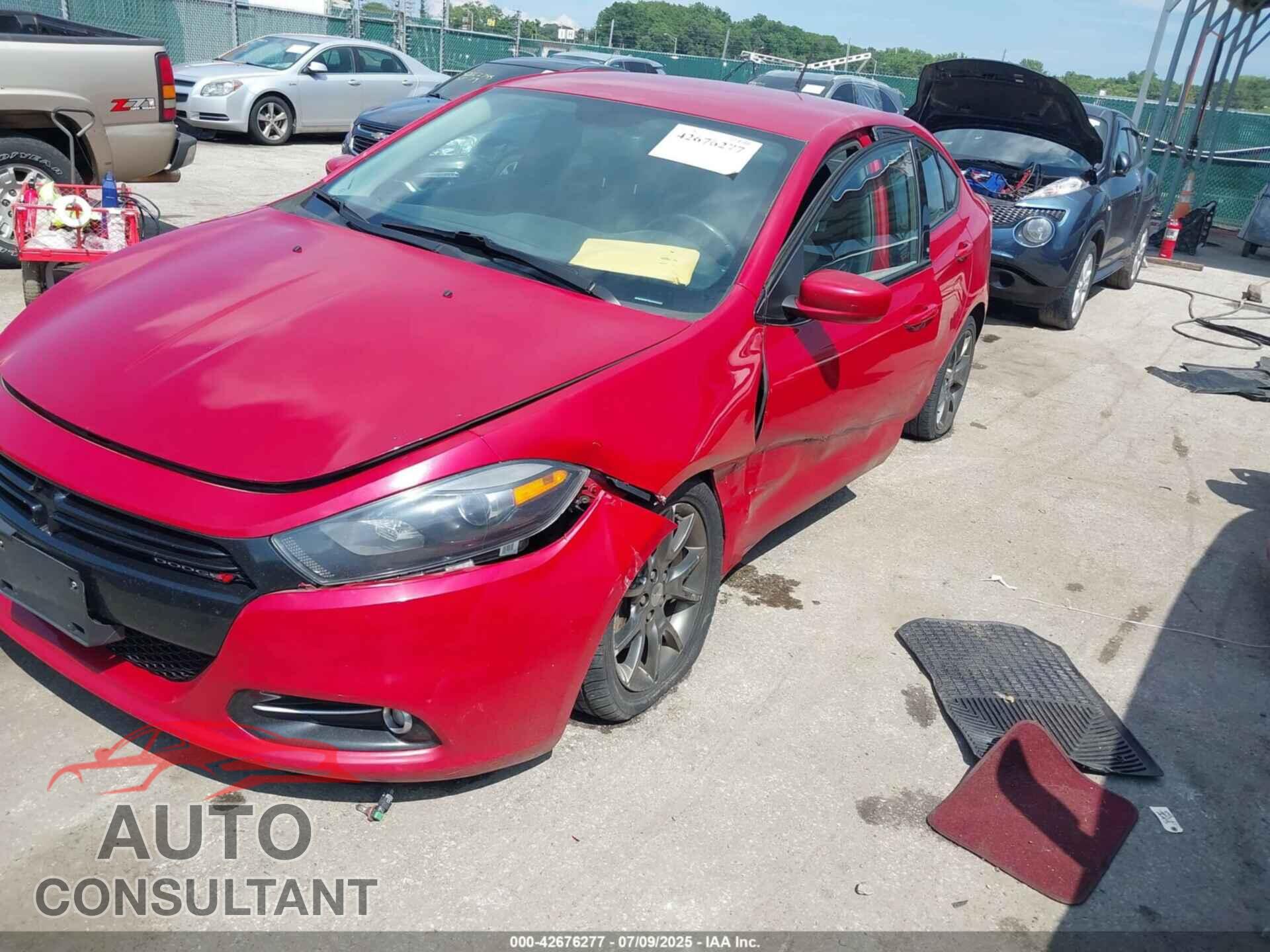 DODGE DART 2013 - 1C3CDFBA2DD307988