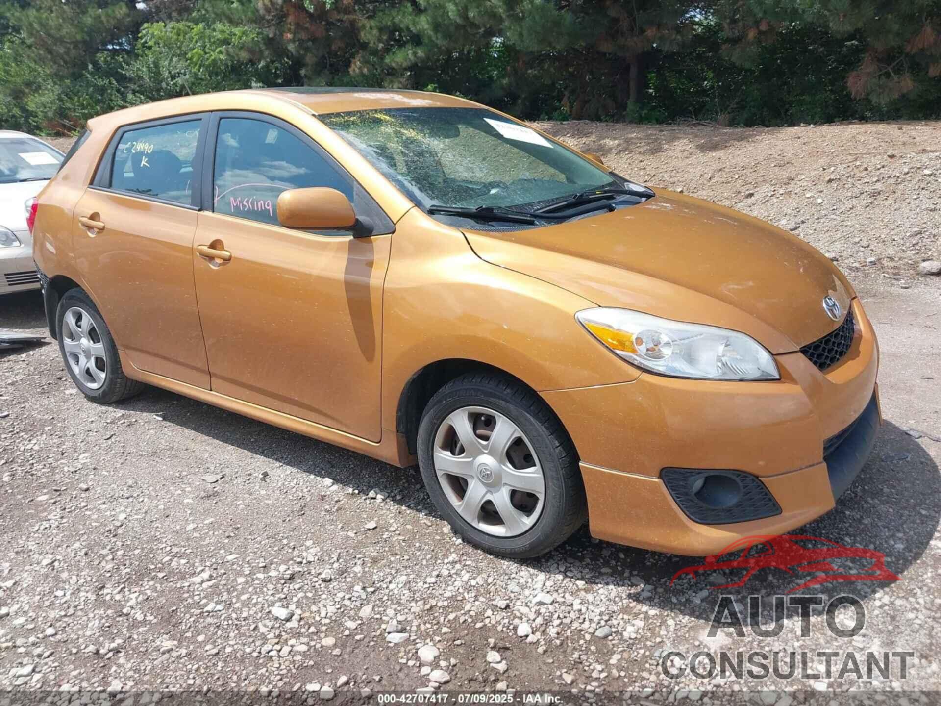 TOYOTA MATRIX 2009 - 2T1KE40E79C024490